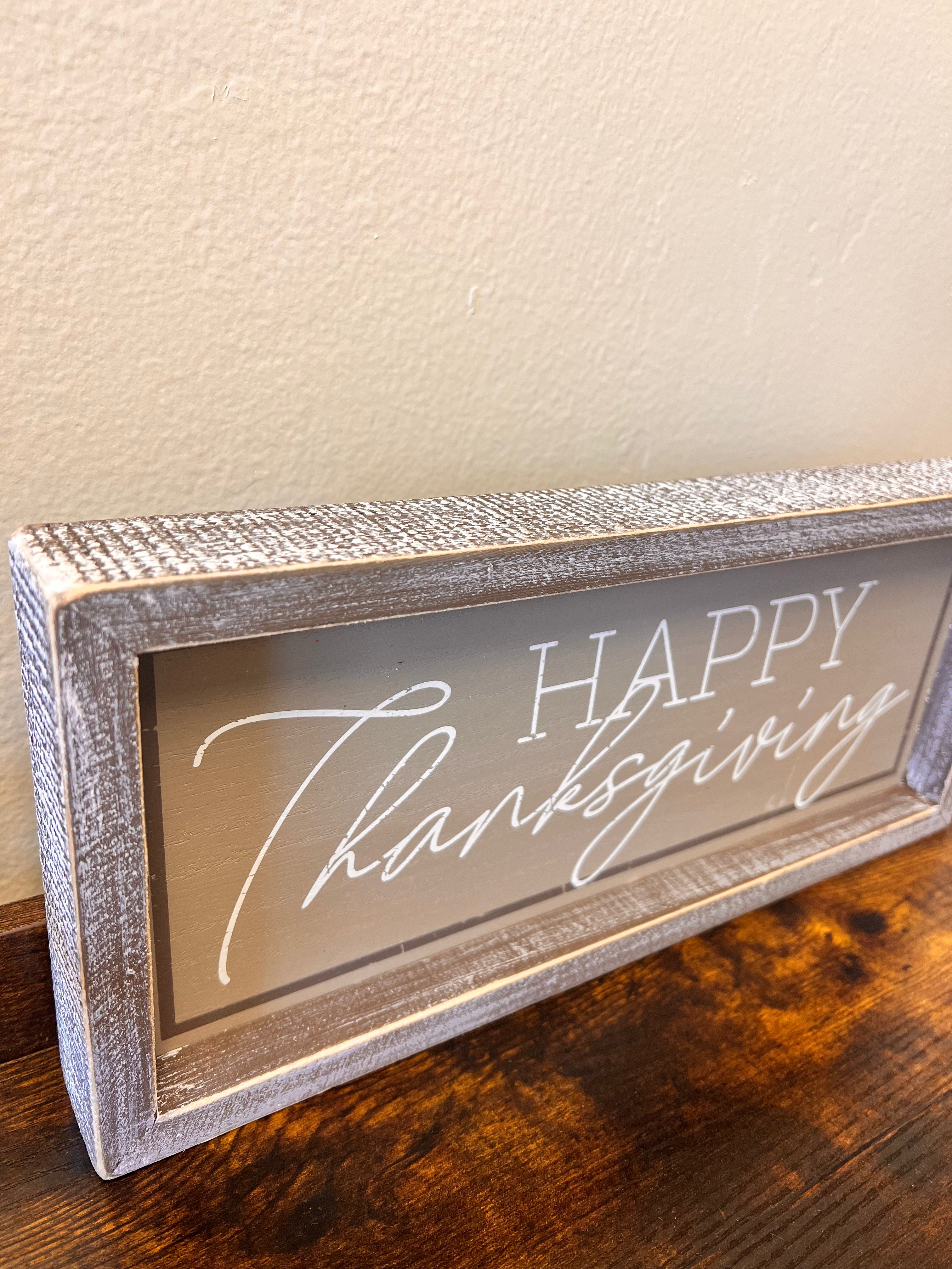 Happy Thanksgiving Sign