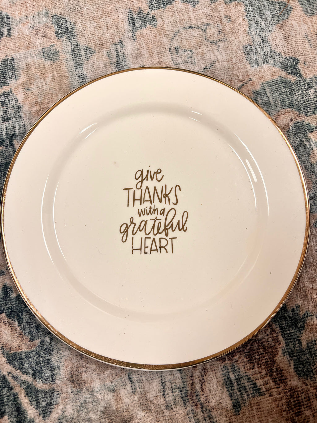 Give Thanks Plate