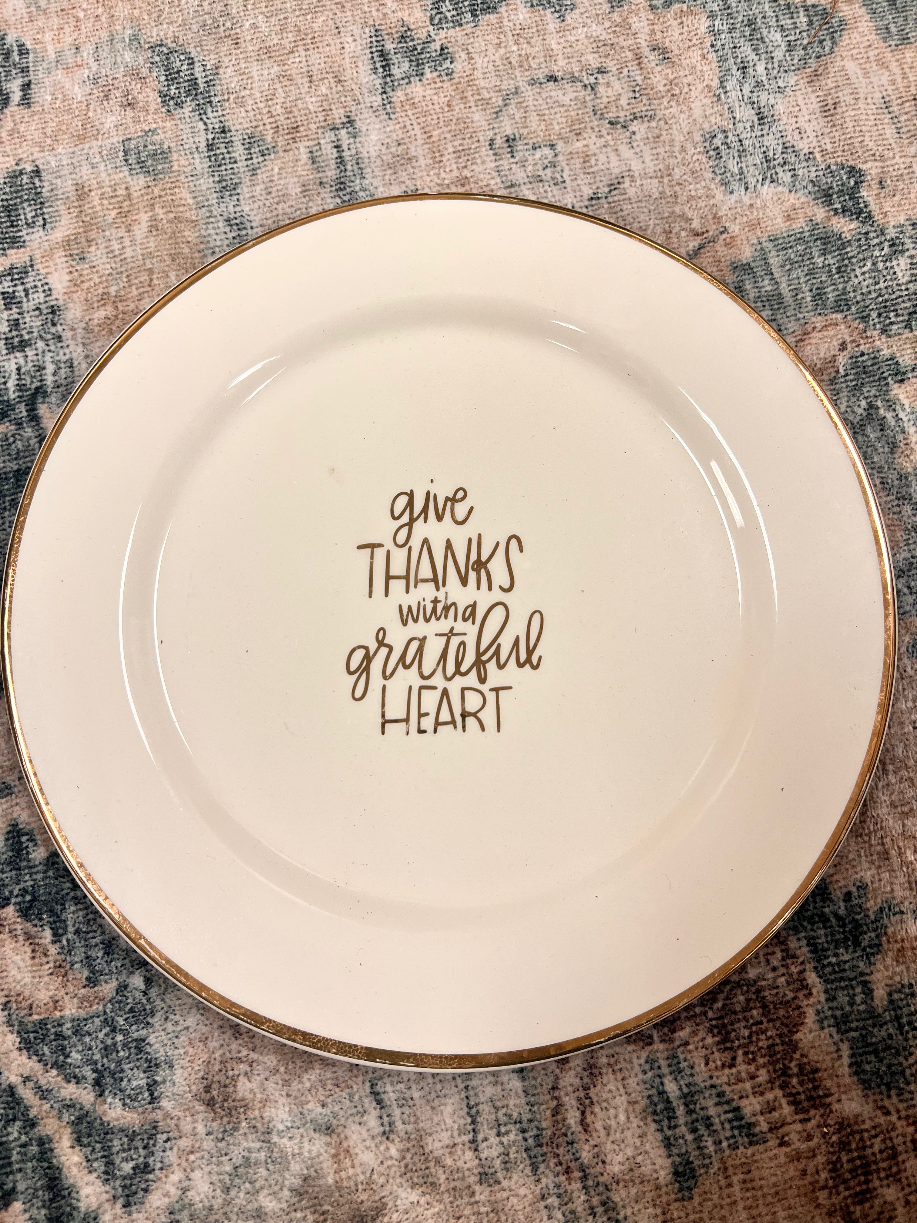 Give Thanks Plate