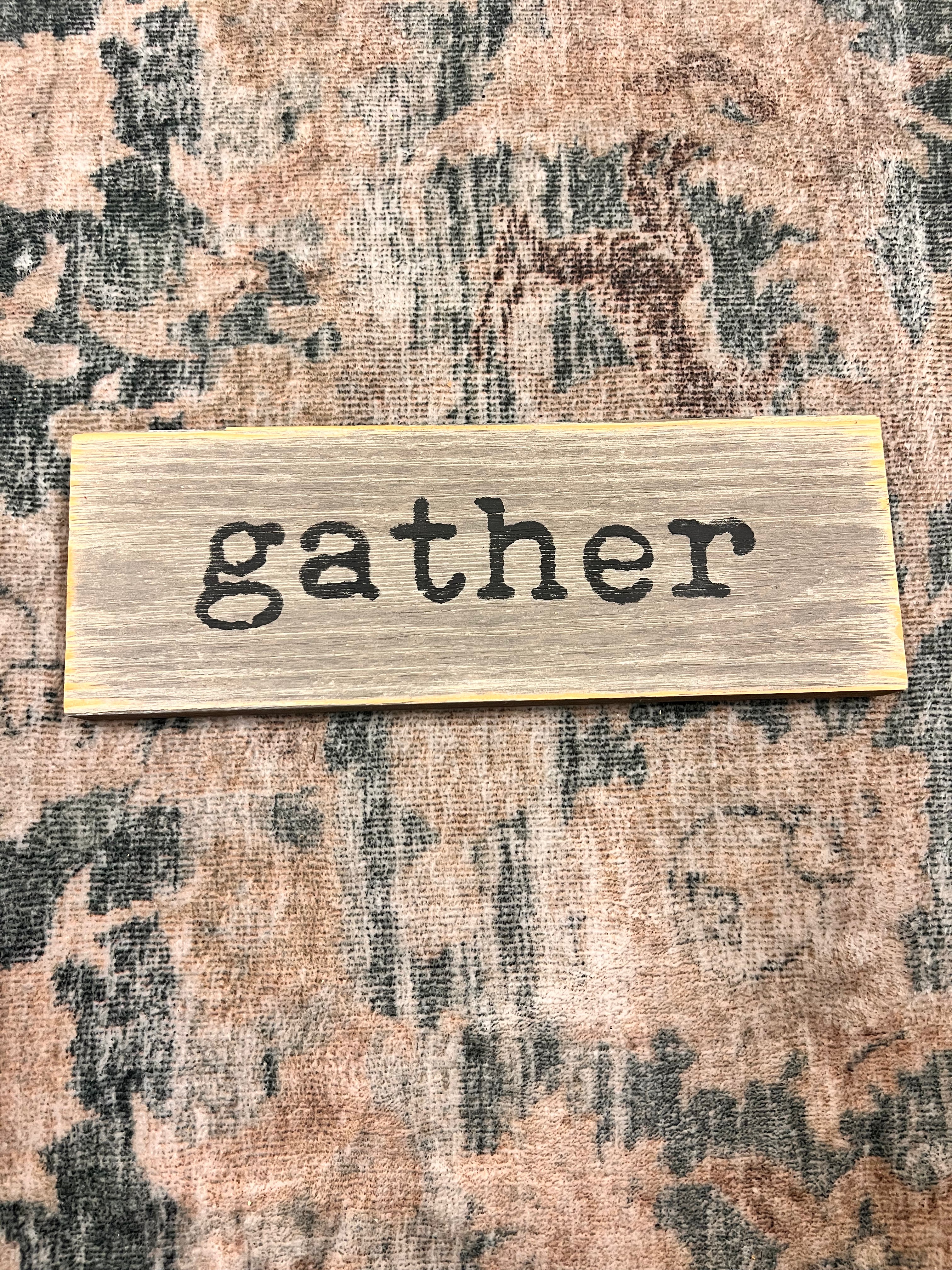 Rustic Wood Plank Signs