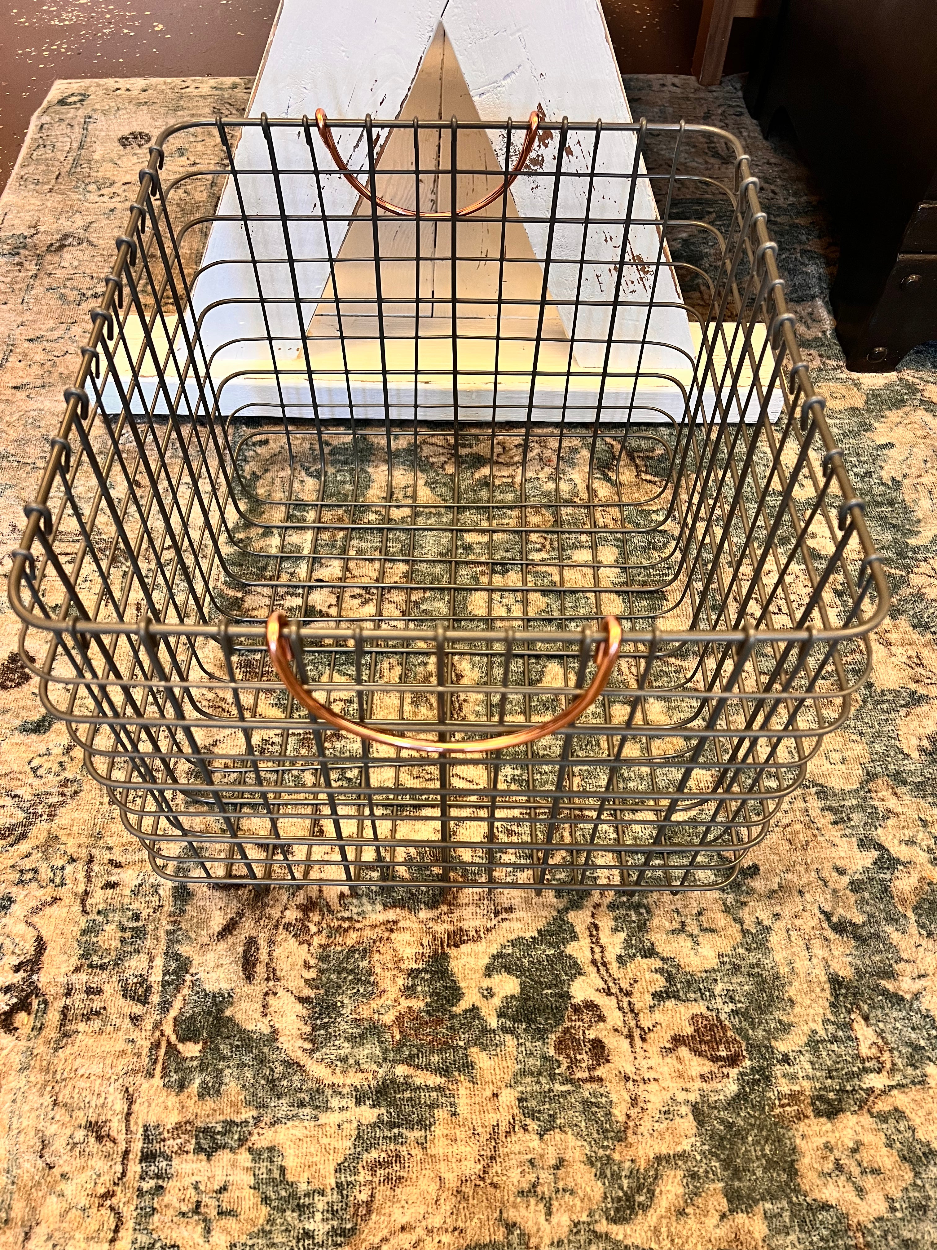 Metal Decor Basket