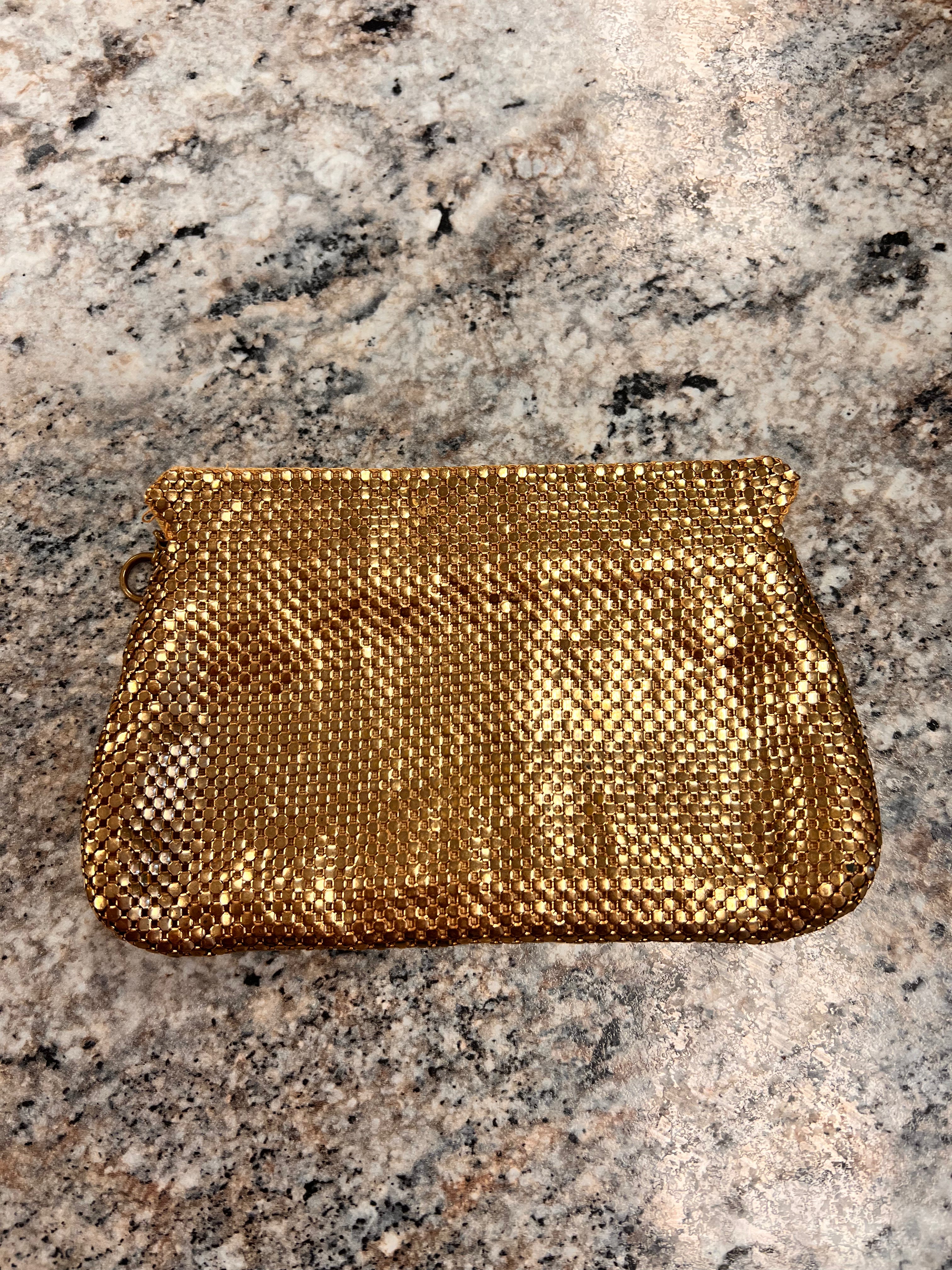 Gold Mesh Bag