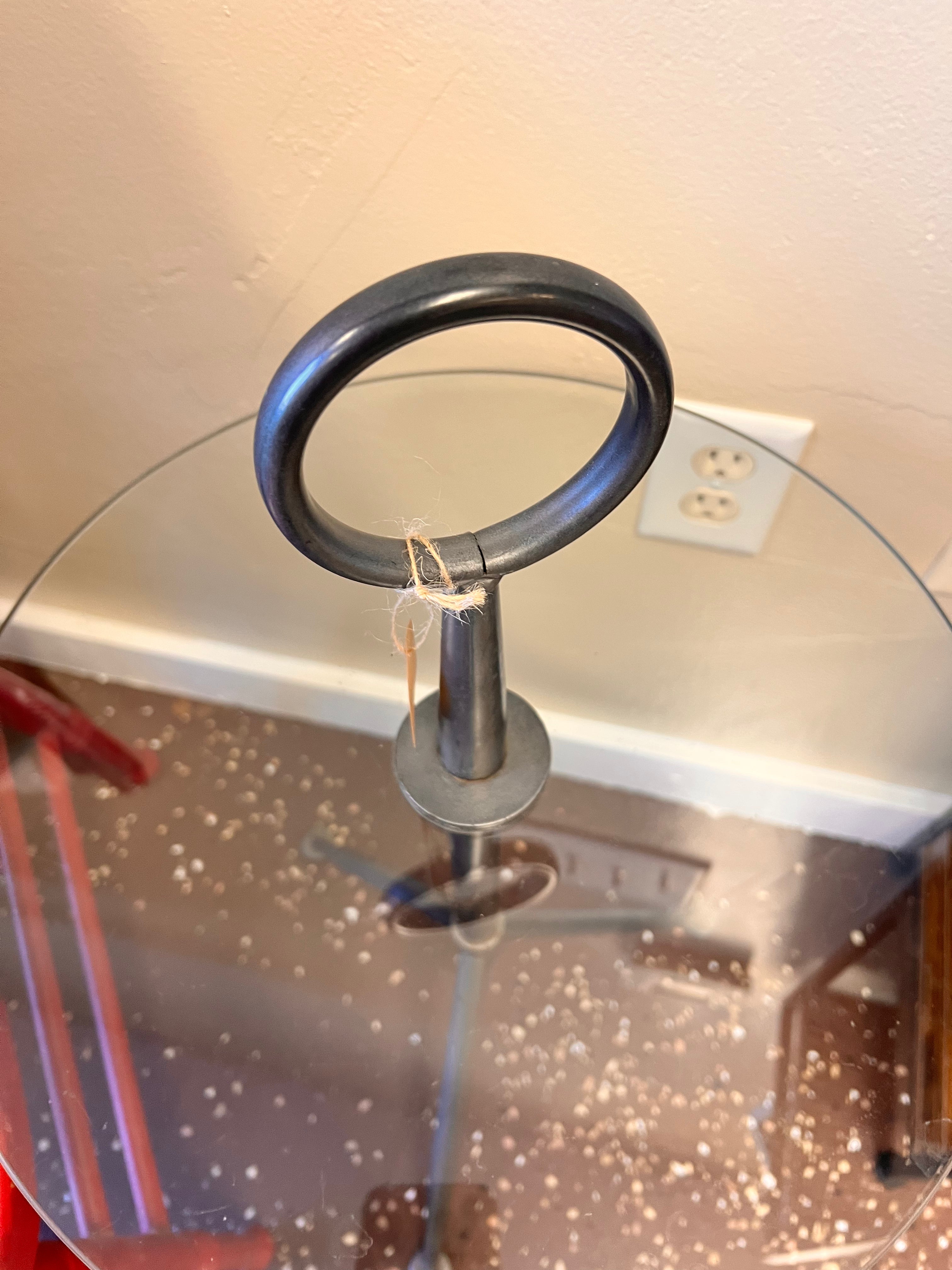 Small Glass/Metal Side Table