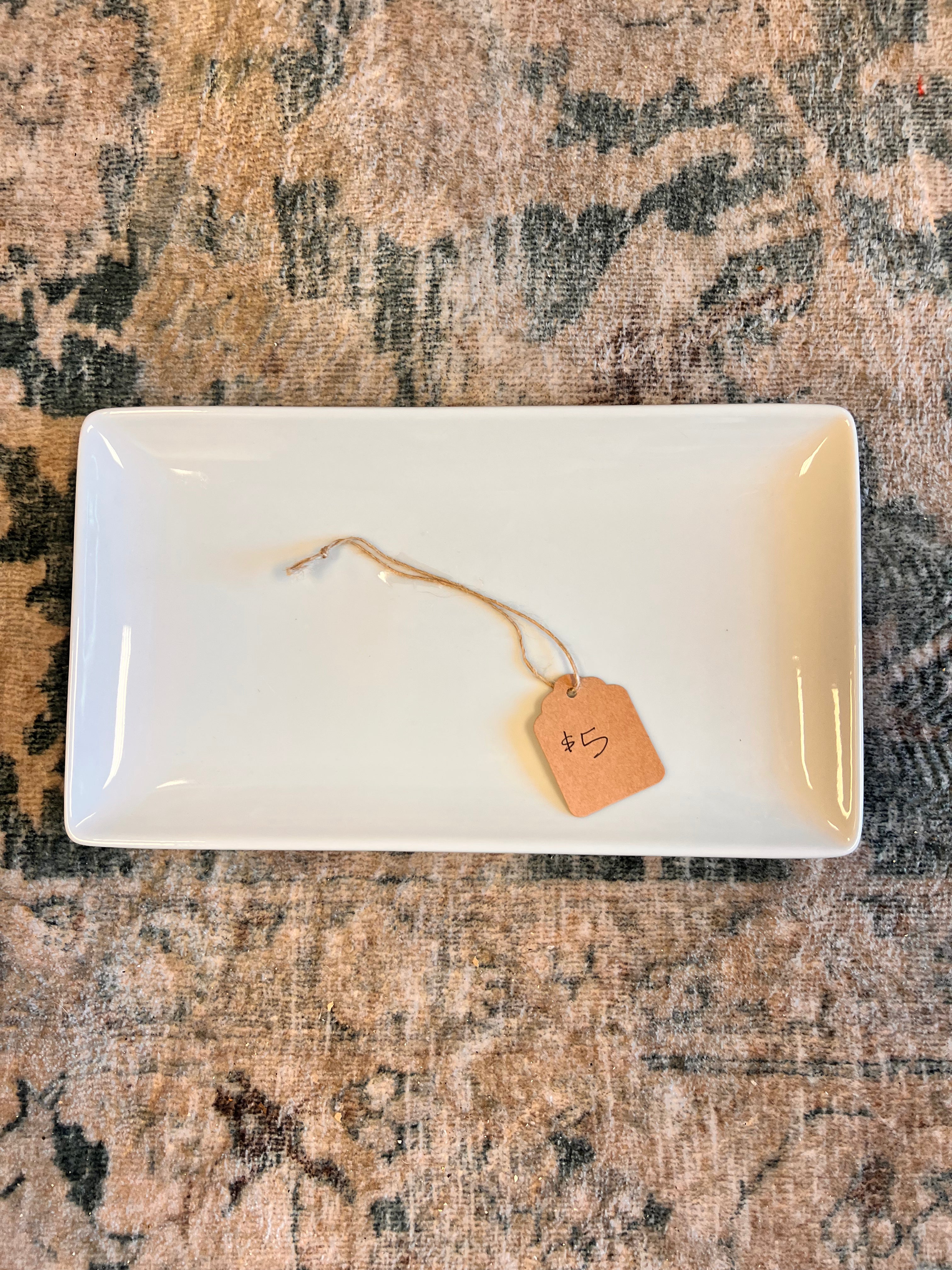 White Decorative Plate