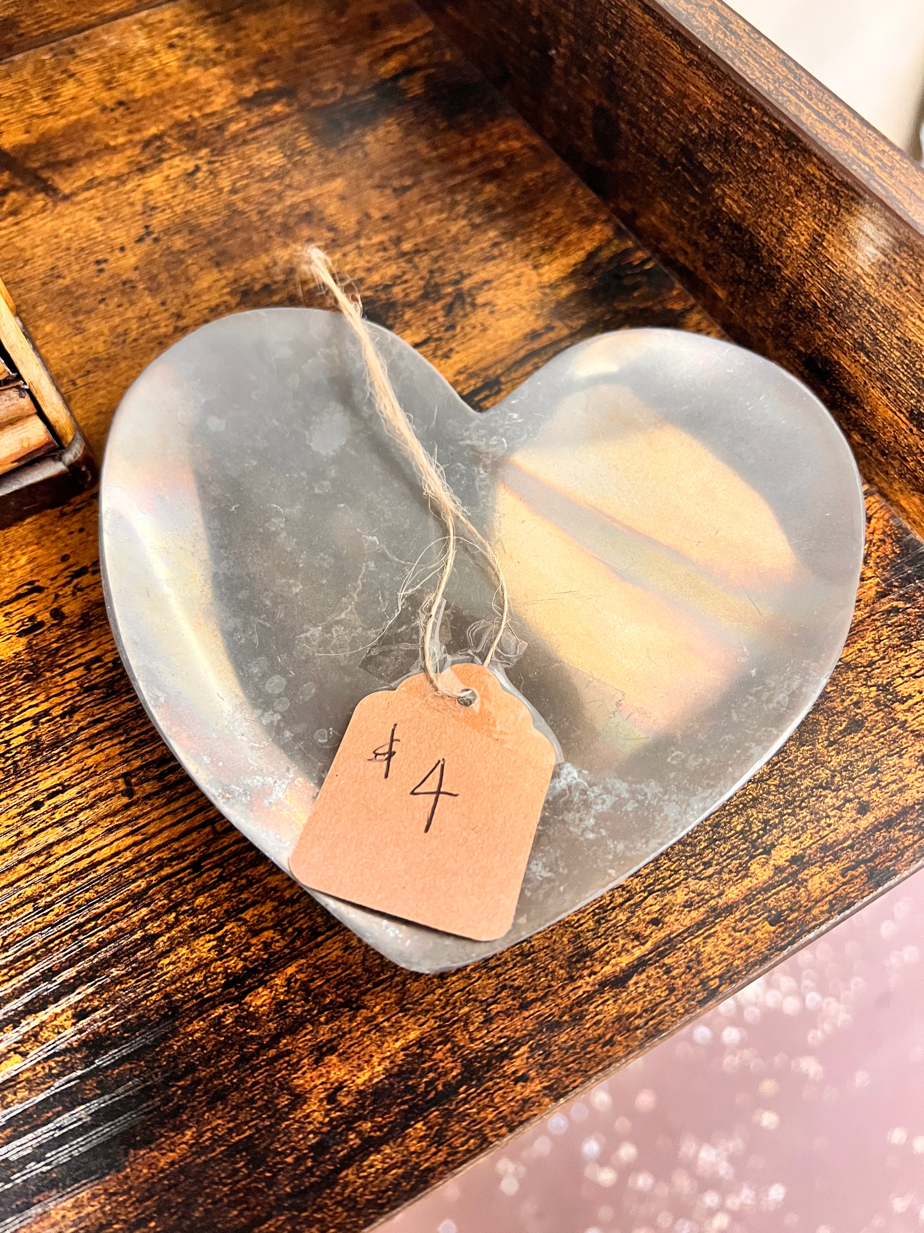 Metal Heart Dish