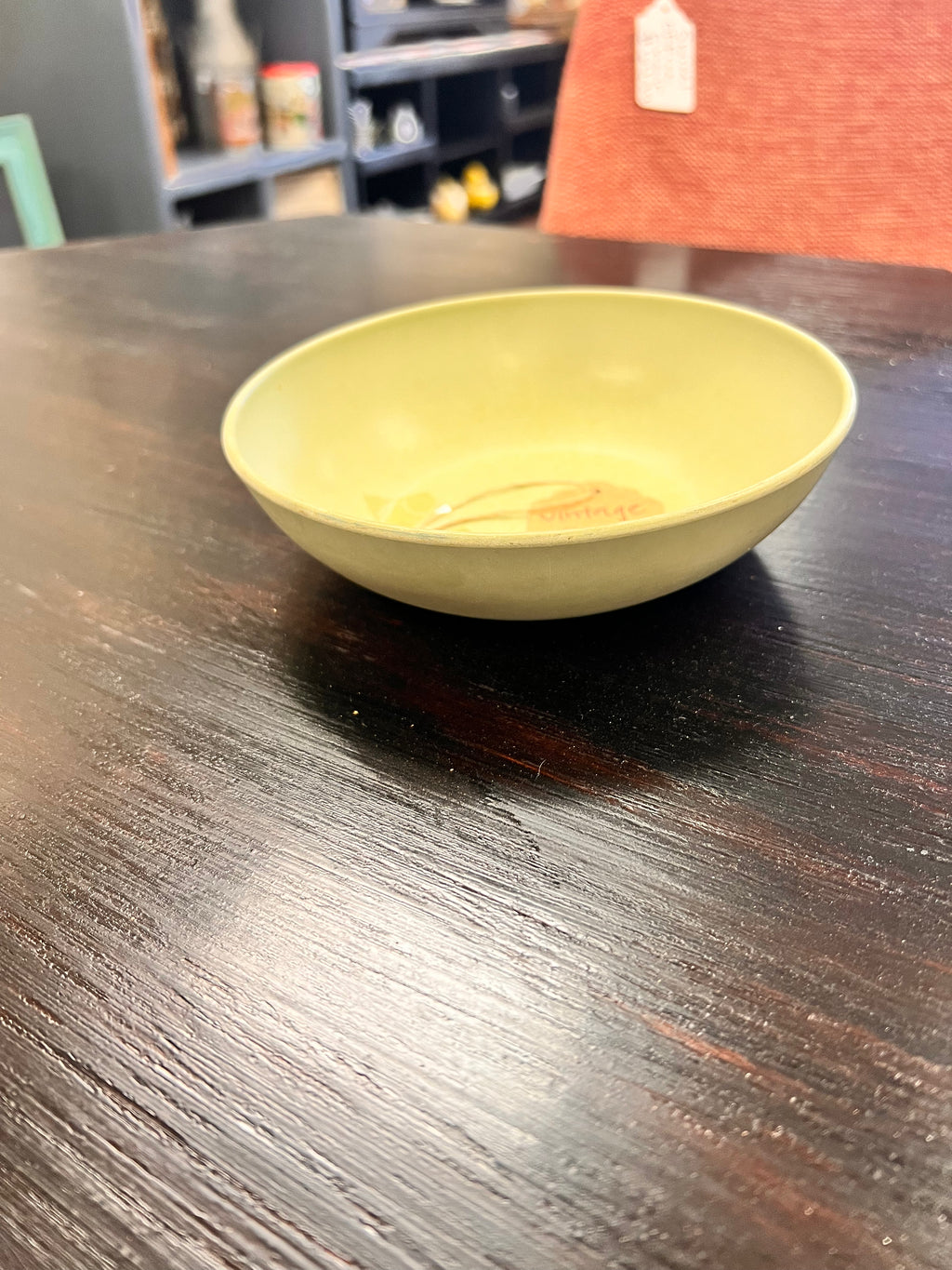 Vintage Green Bowl