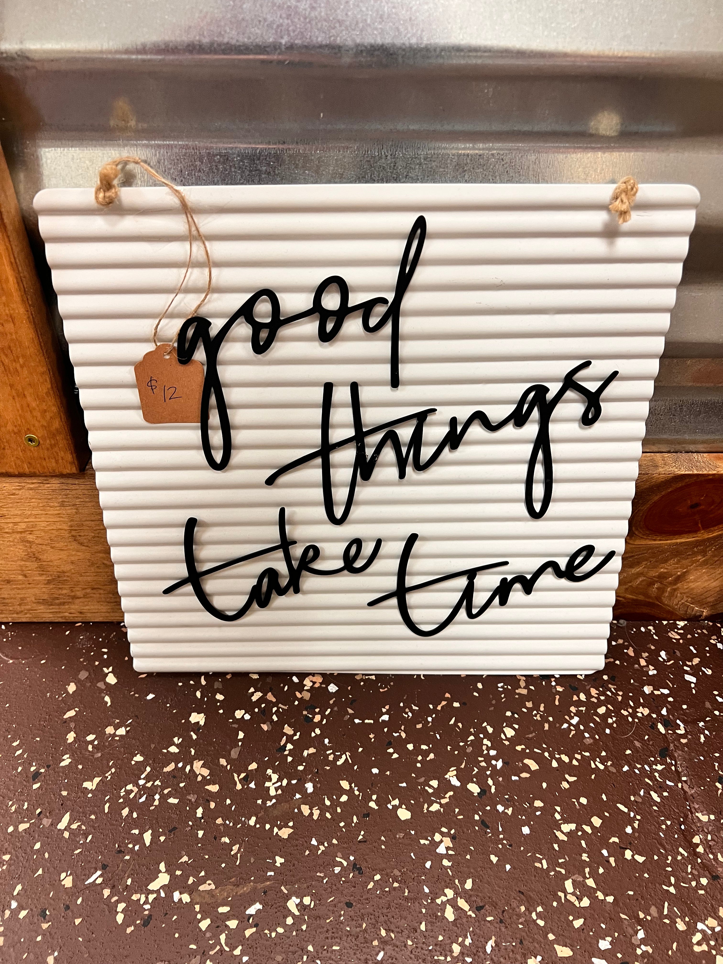 Good Things Sign