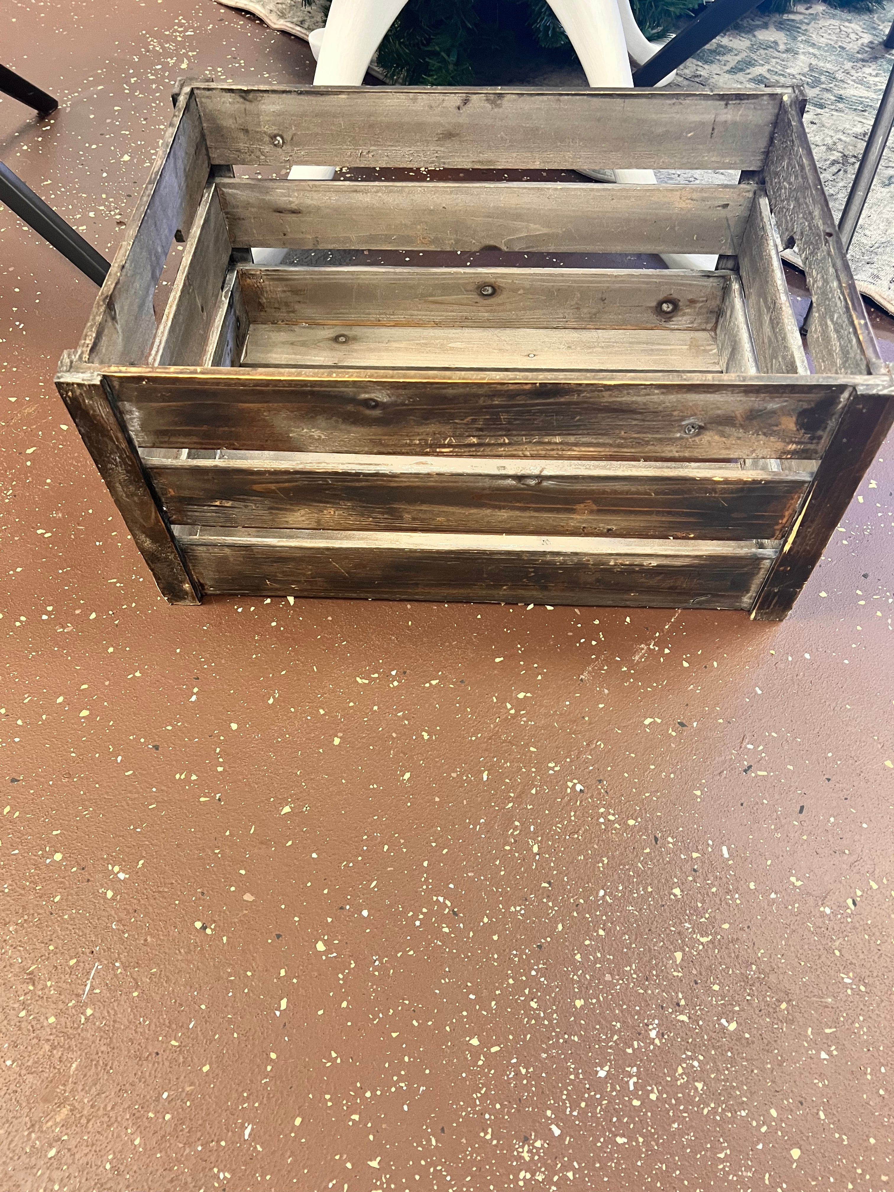 Wood Decor Crate