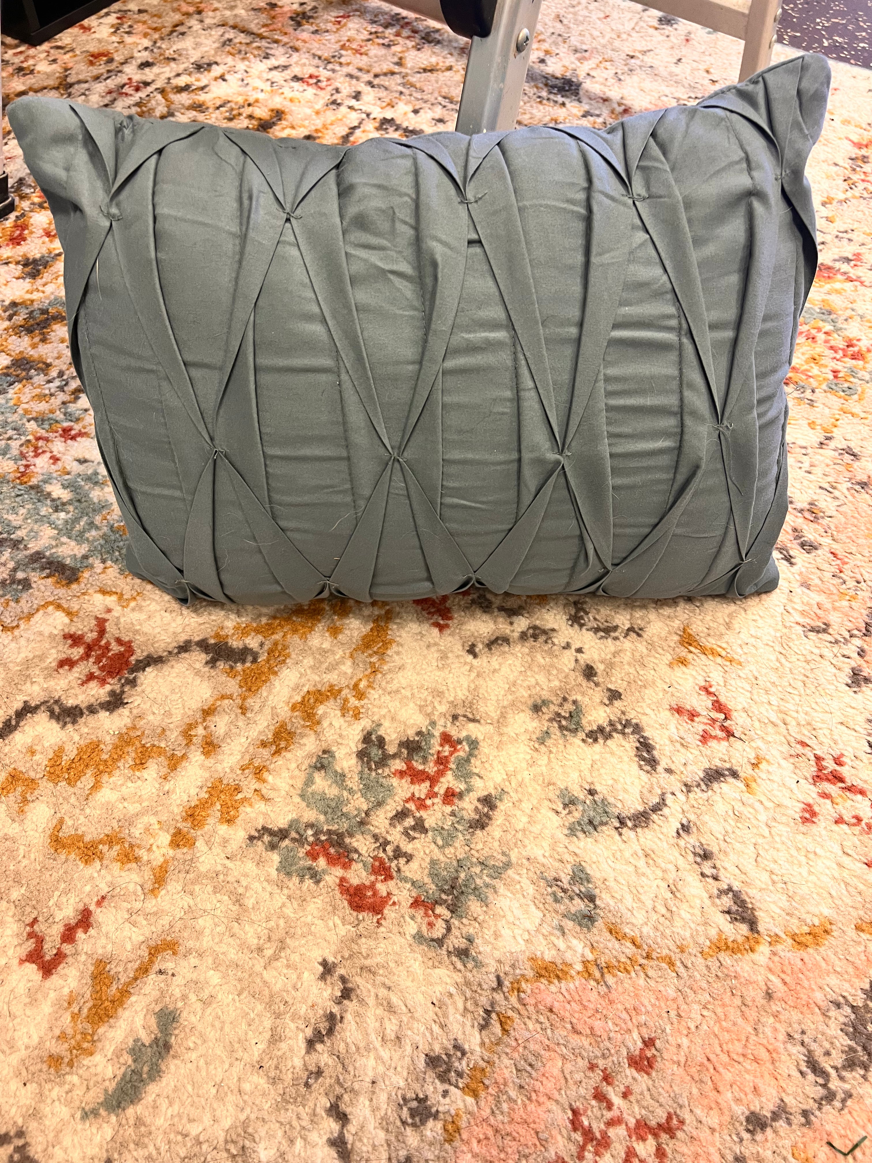 Gray Throw Pillow