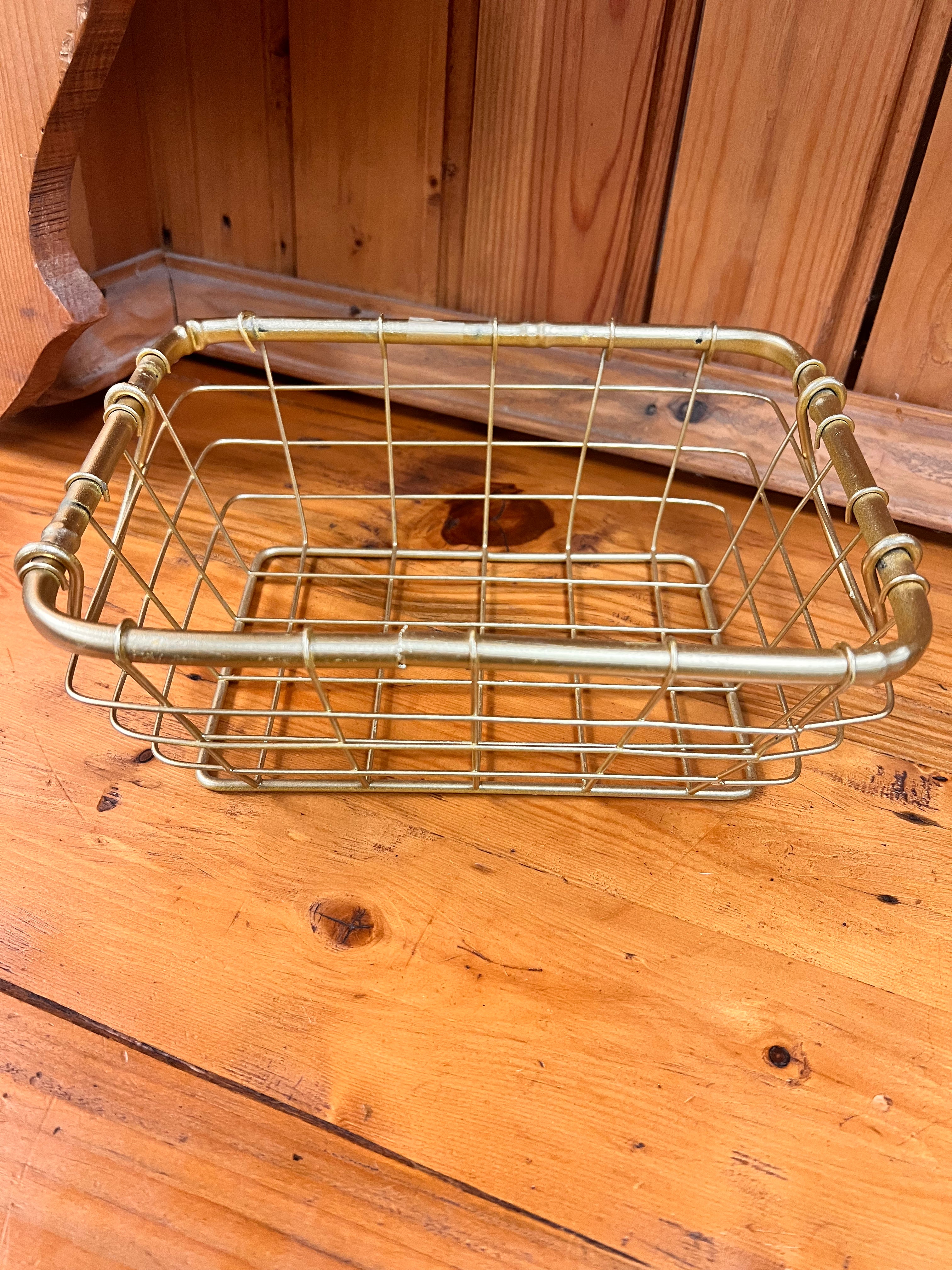 Small Gold Basket