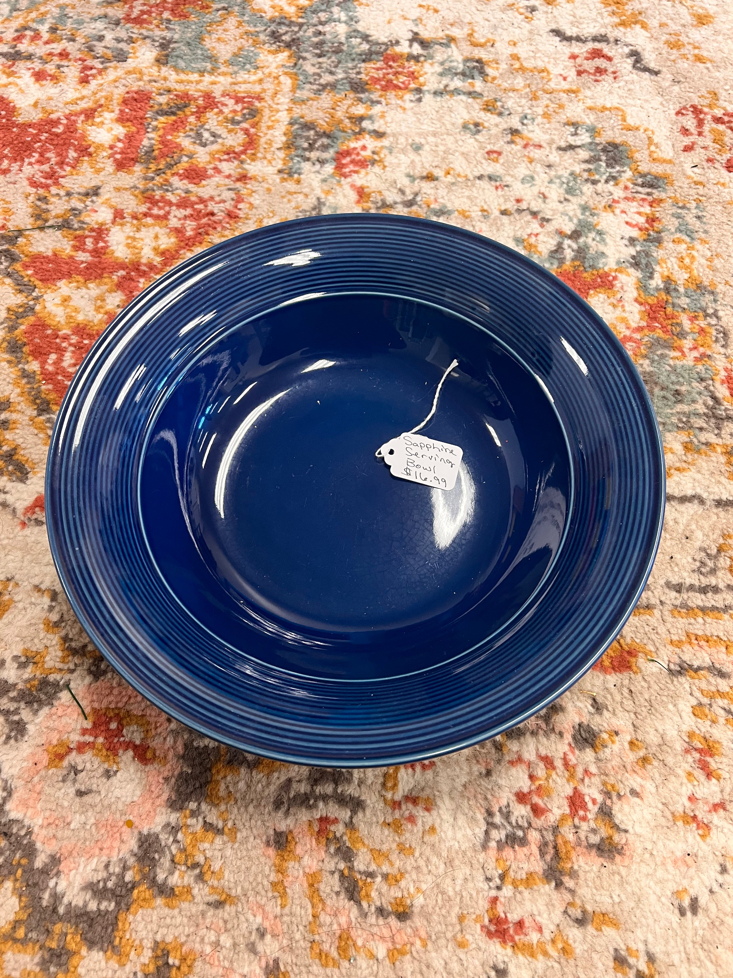 Sapphire Serving Bowl