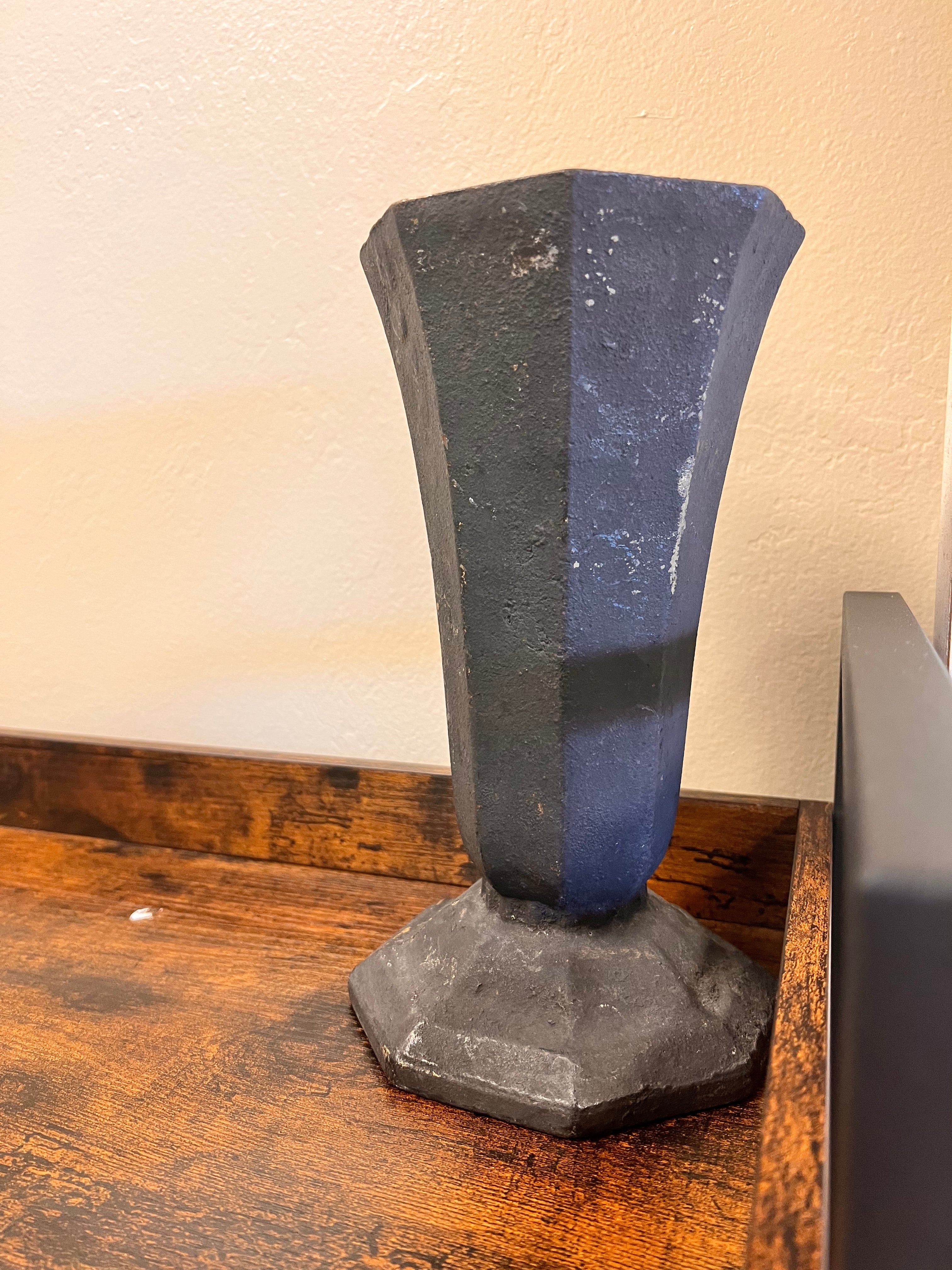 Unique 10” Cast Iron Planter