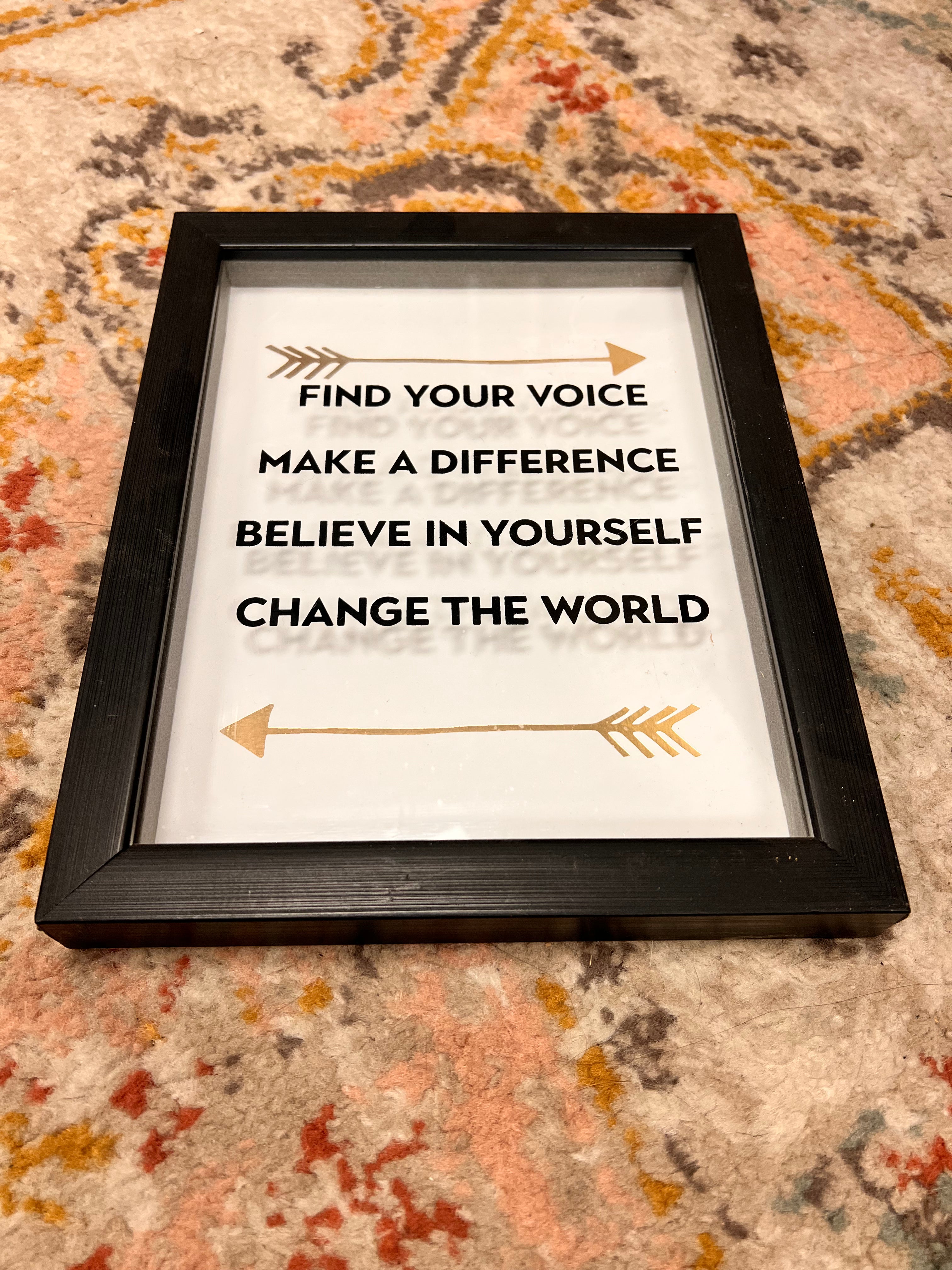 Find Your Voice Sign