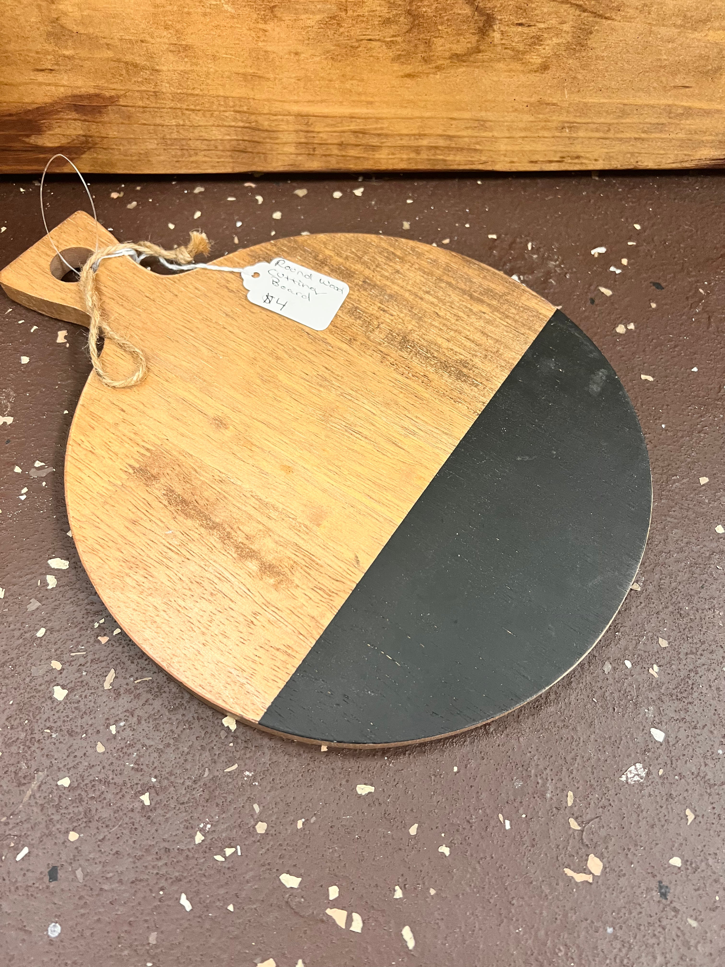 Round Wood Cutting Board