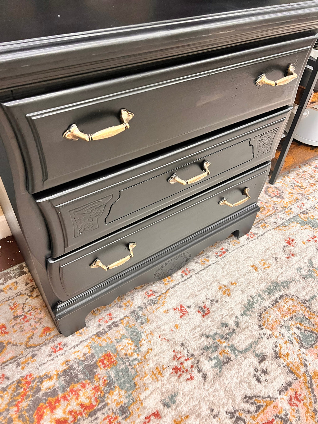 Refinished Black Hutch
