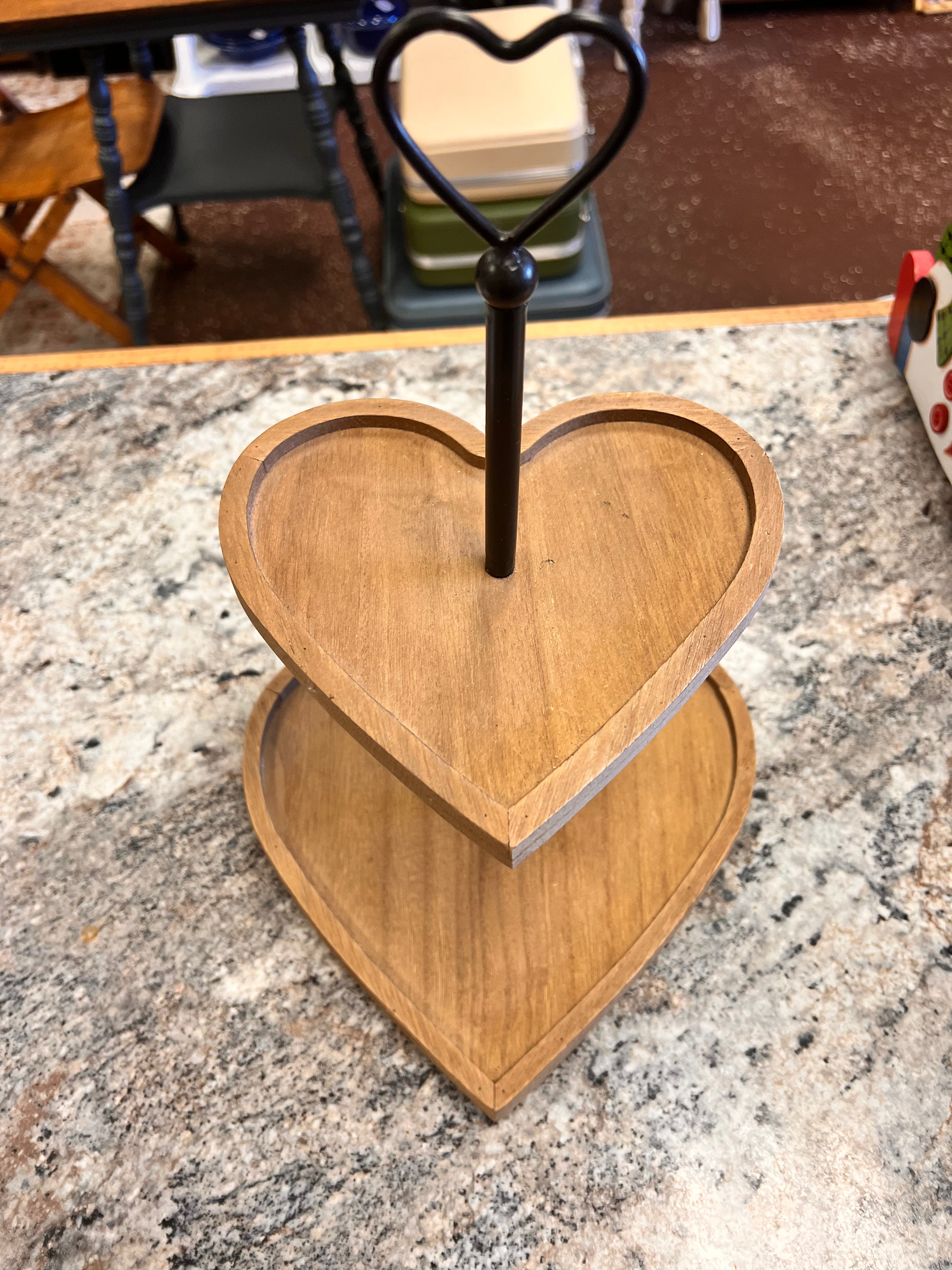 Heart Tiered Tray