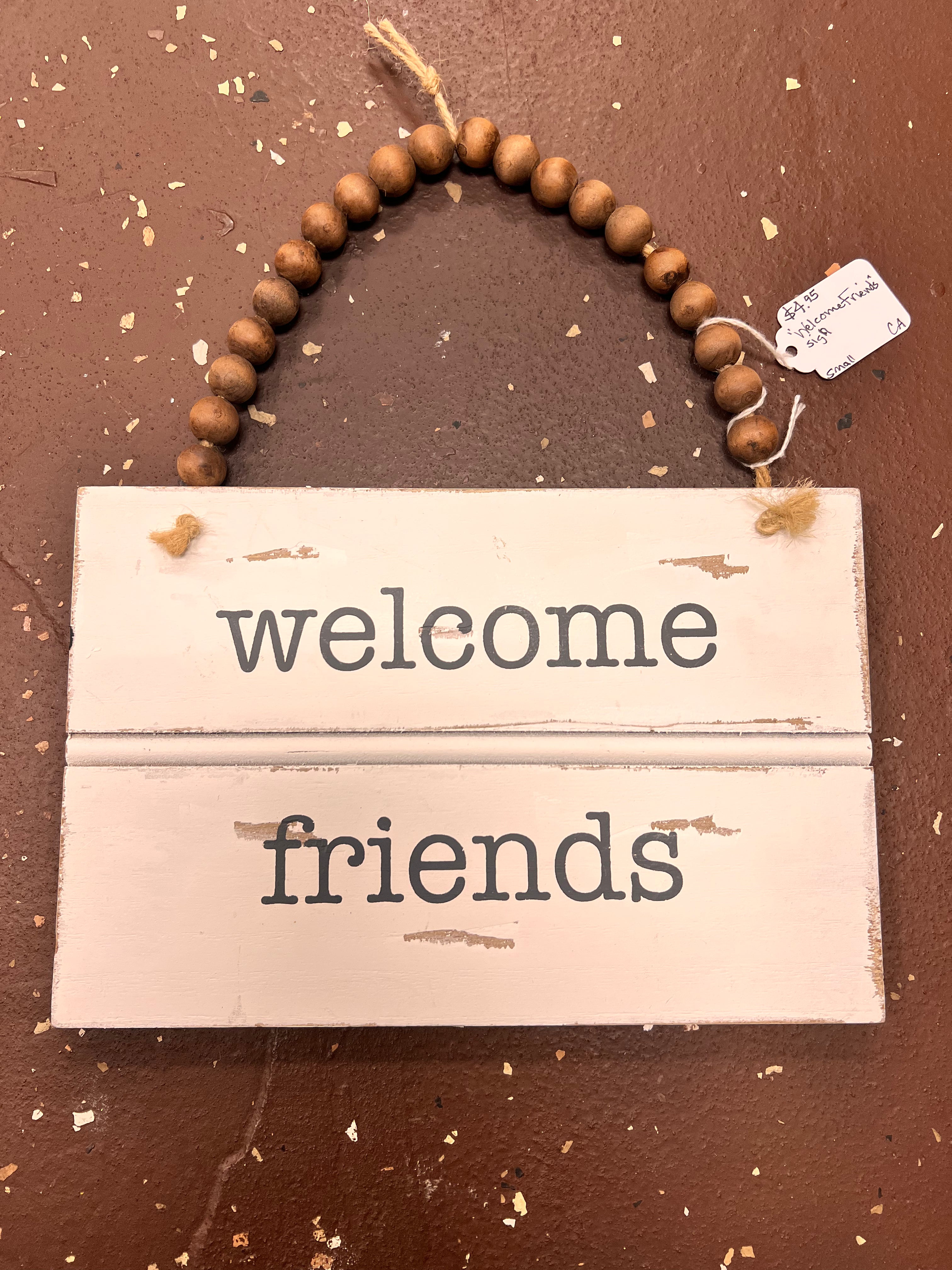 Welcome Friends Sign
