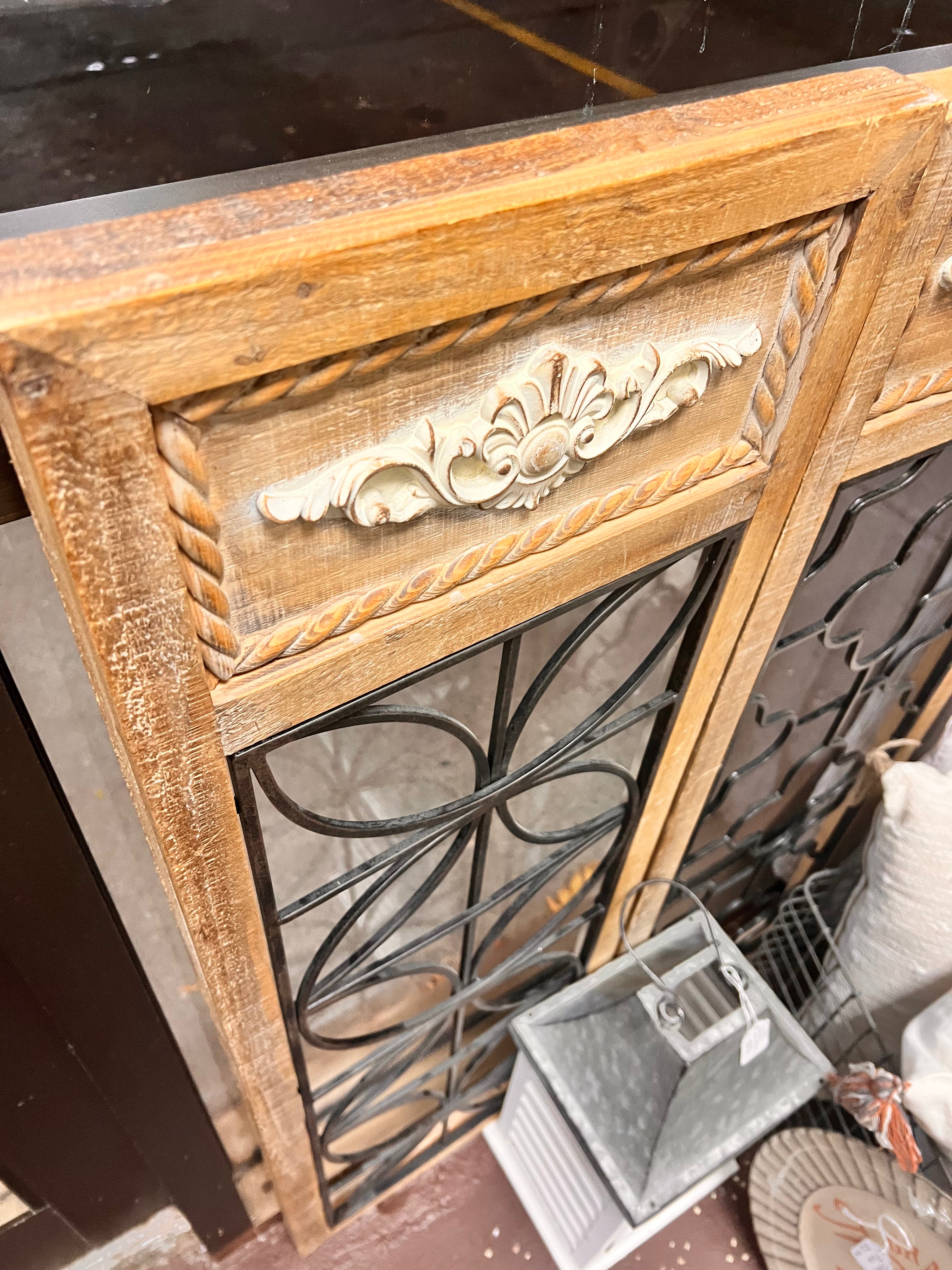 Wood Metal Wall Decor