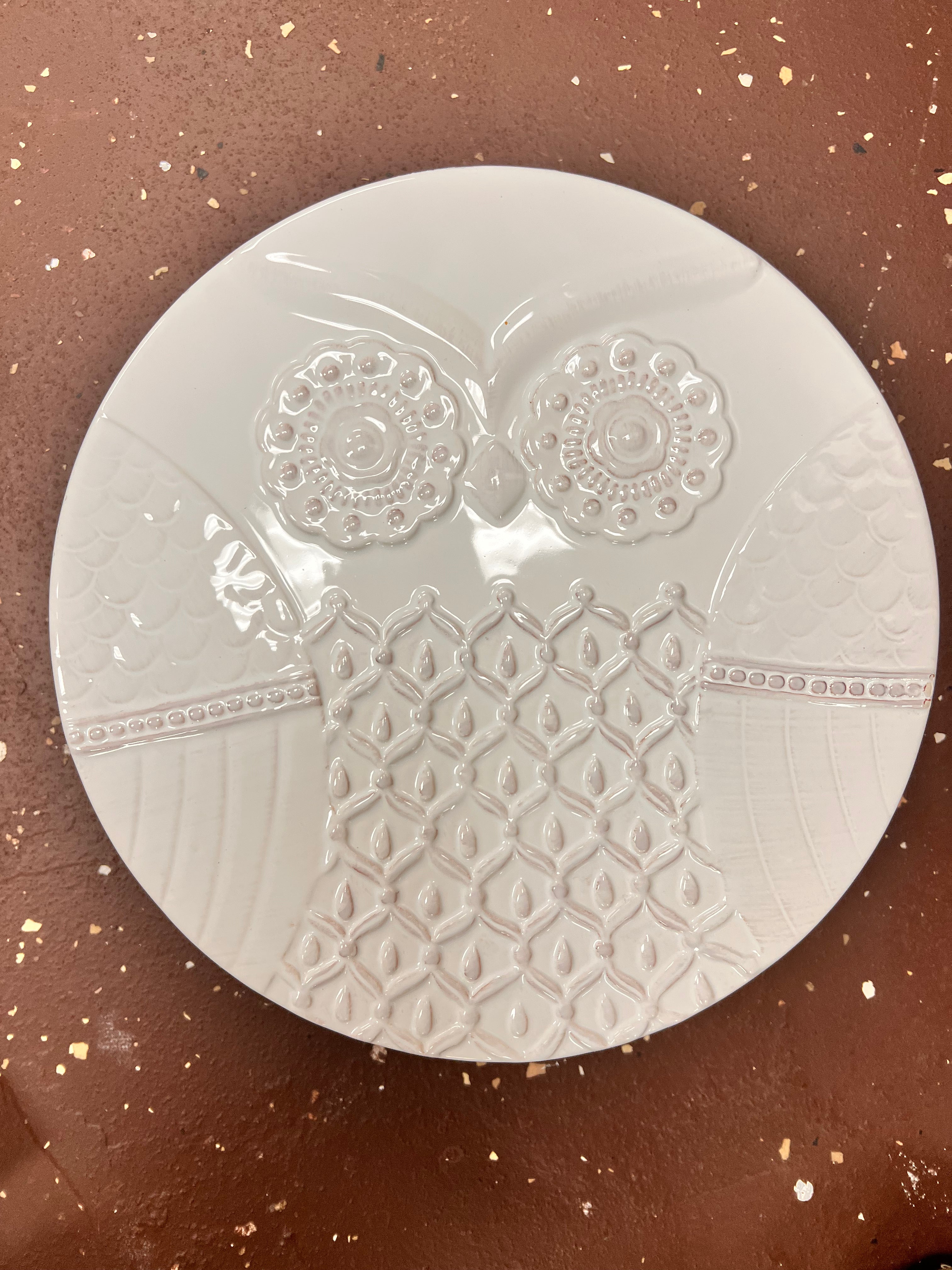 Owl Cake Plate