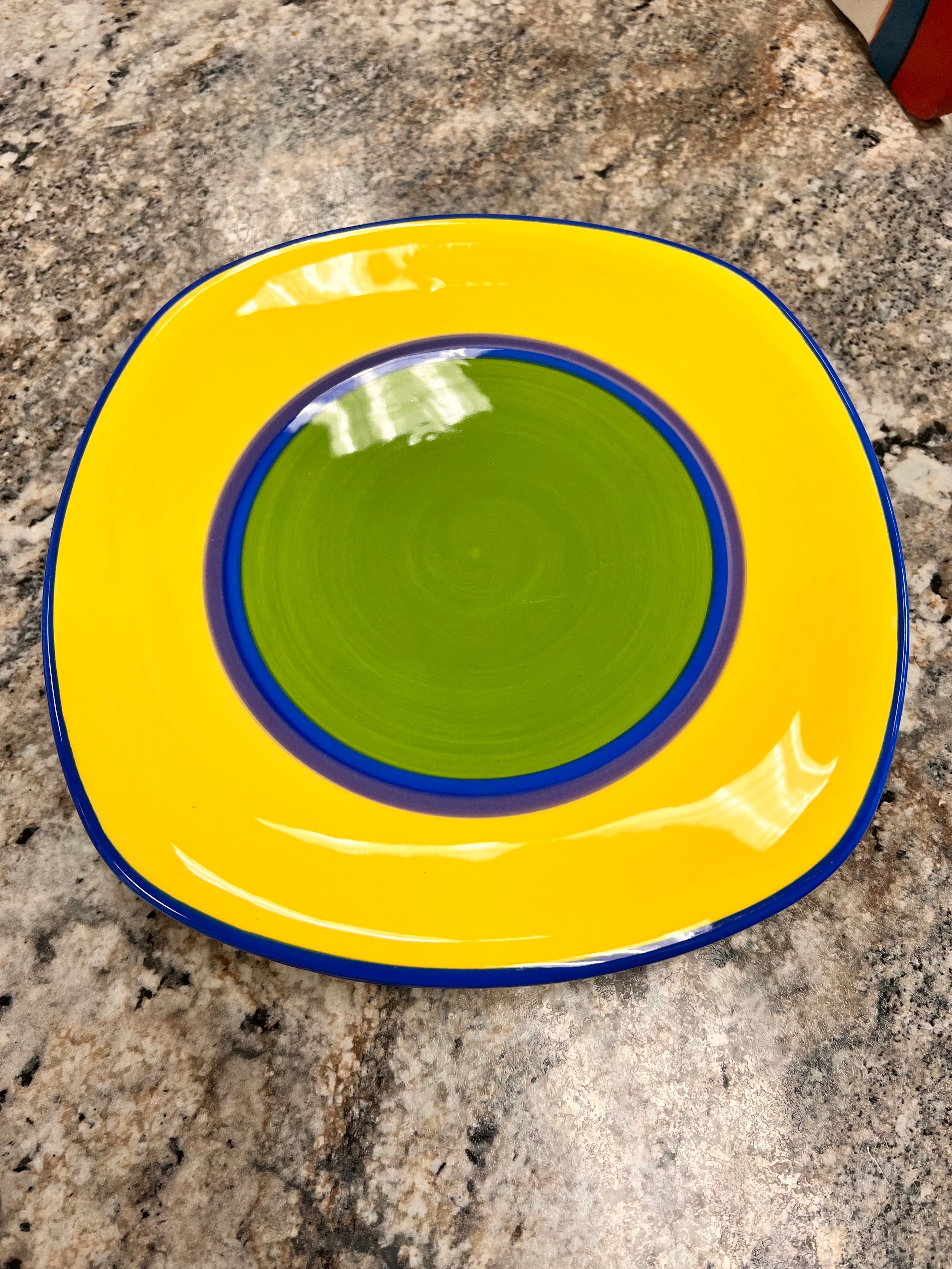 Yellow Dansk Plate