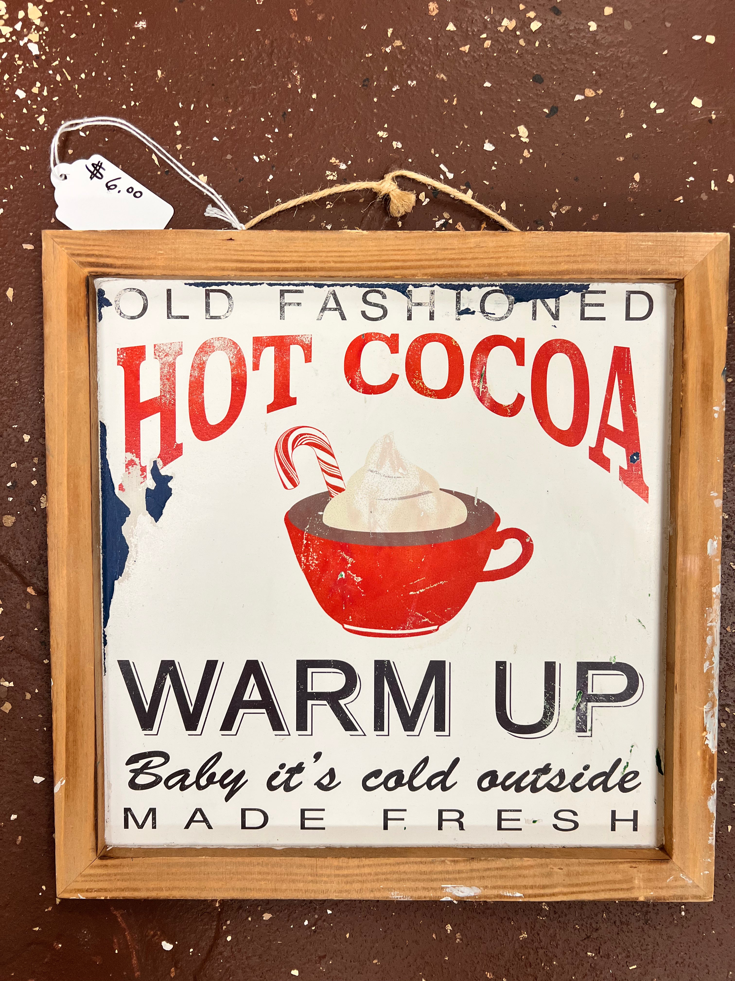 Hot Cocoa Sign