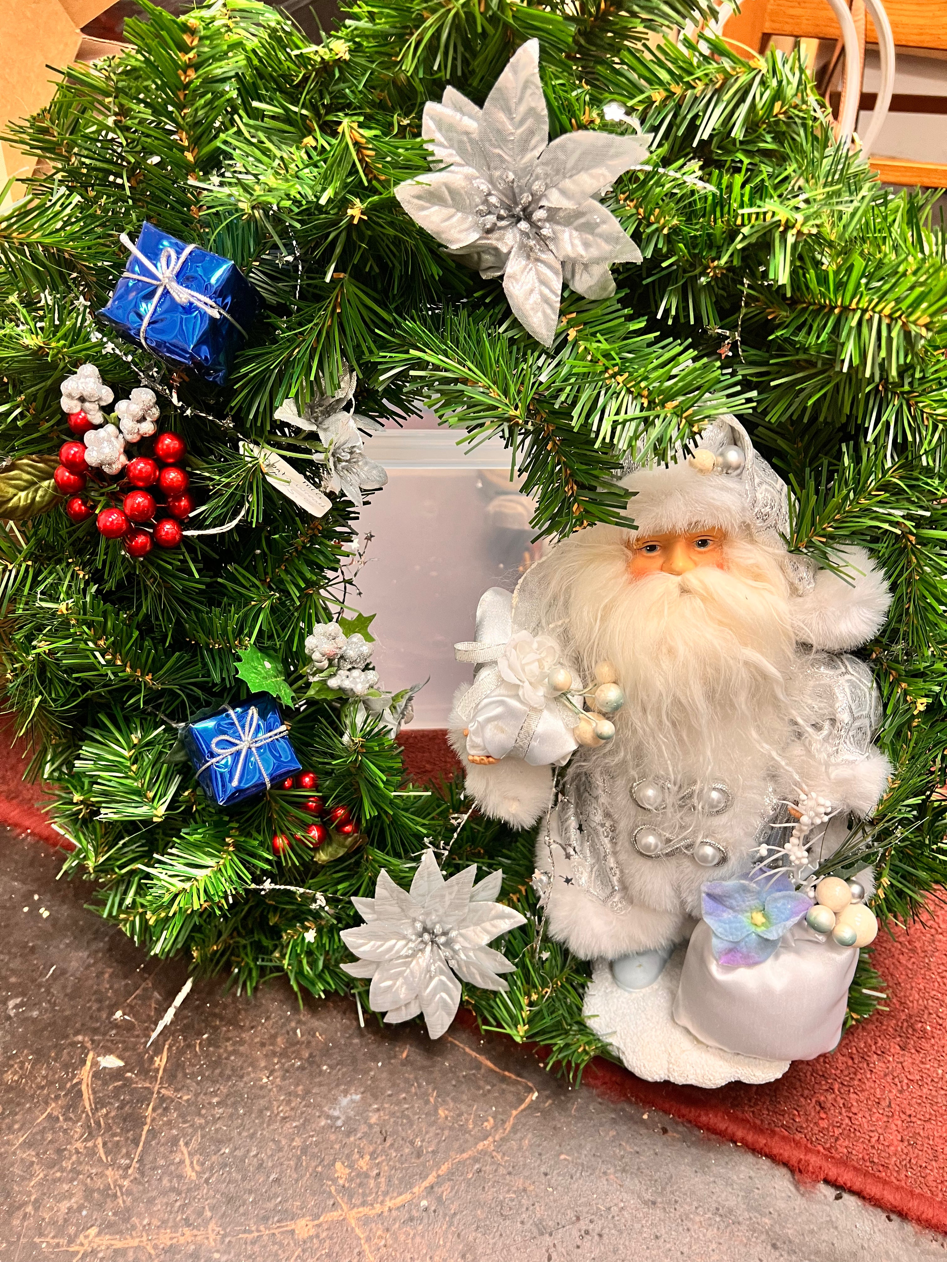 Santa Wreath