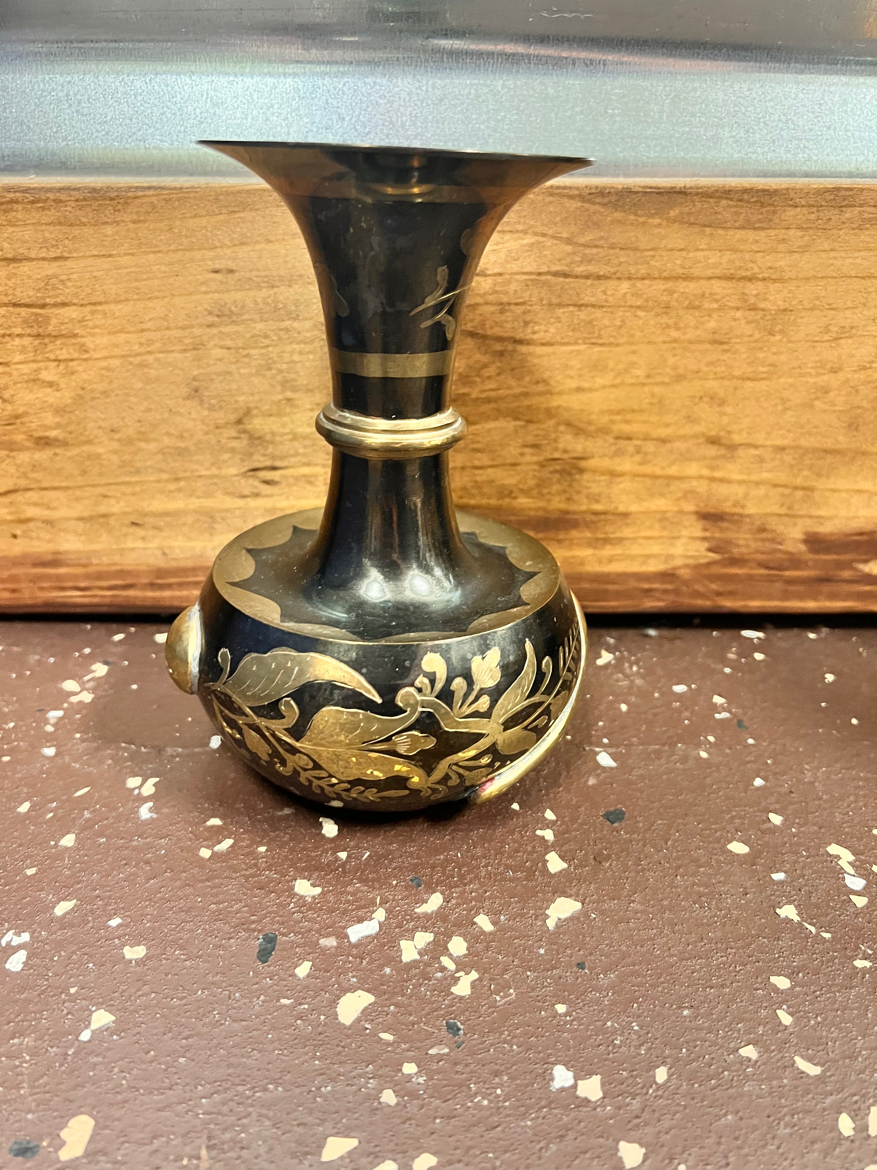 Vintage Brass Vase