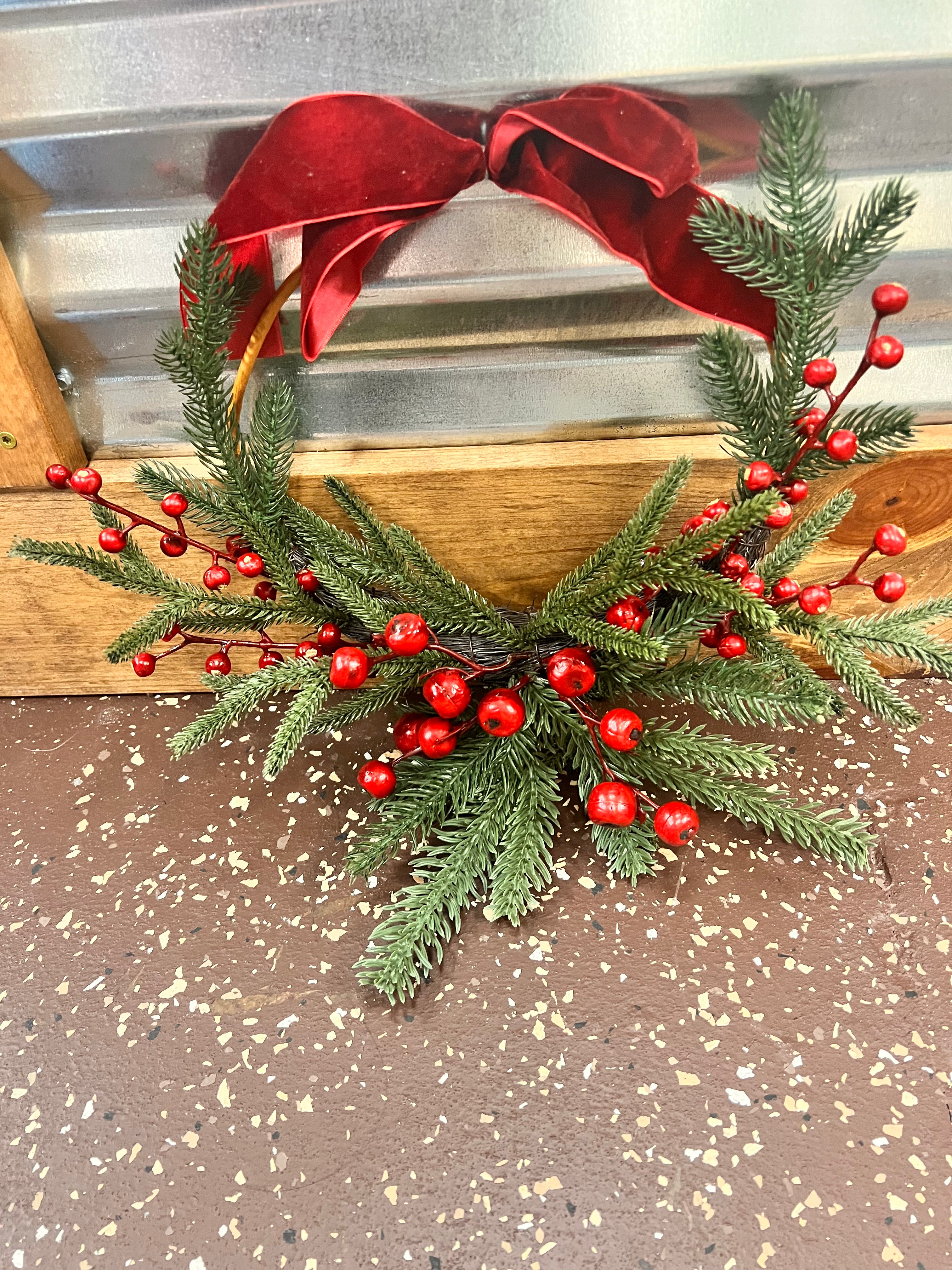 Wreath Red Bow