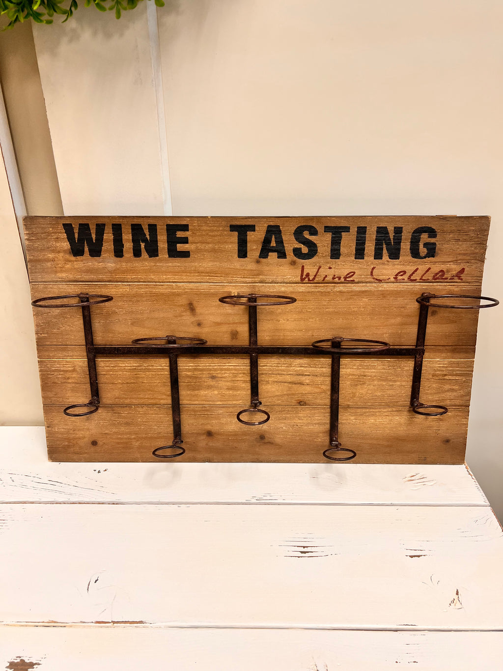 Wine Bottle Sign