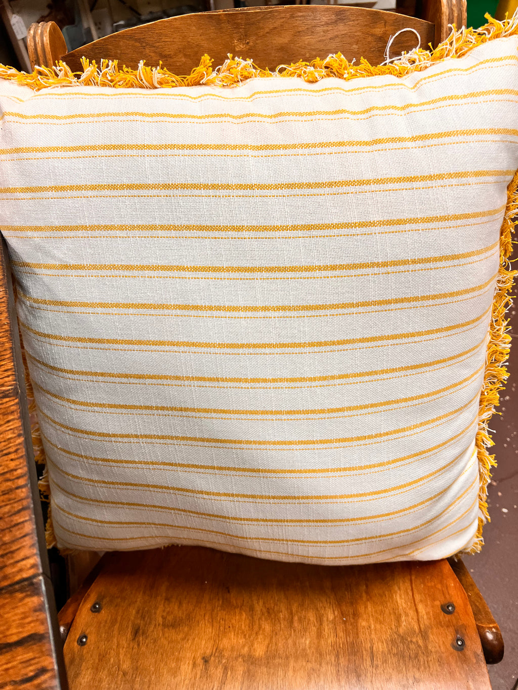 Yellow Throw Pillow