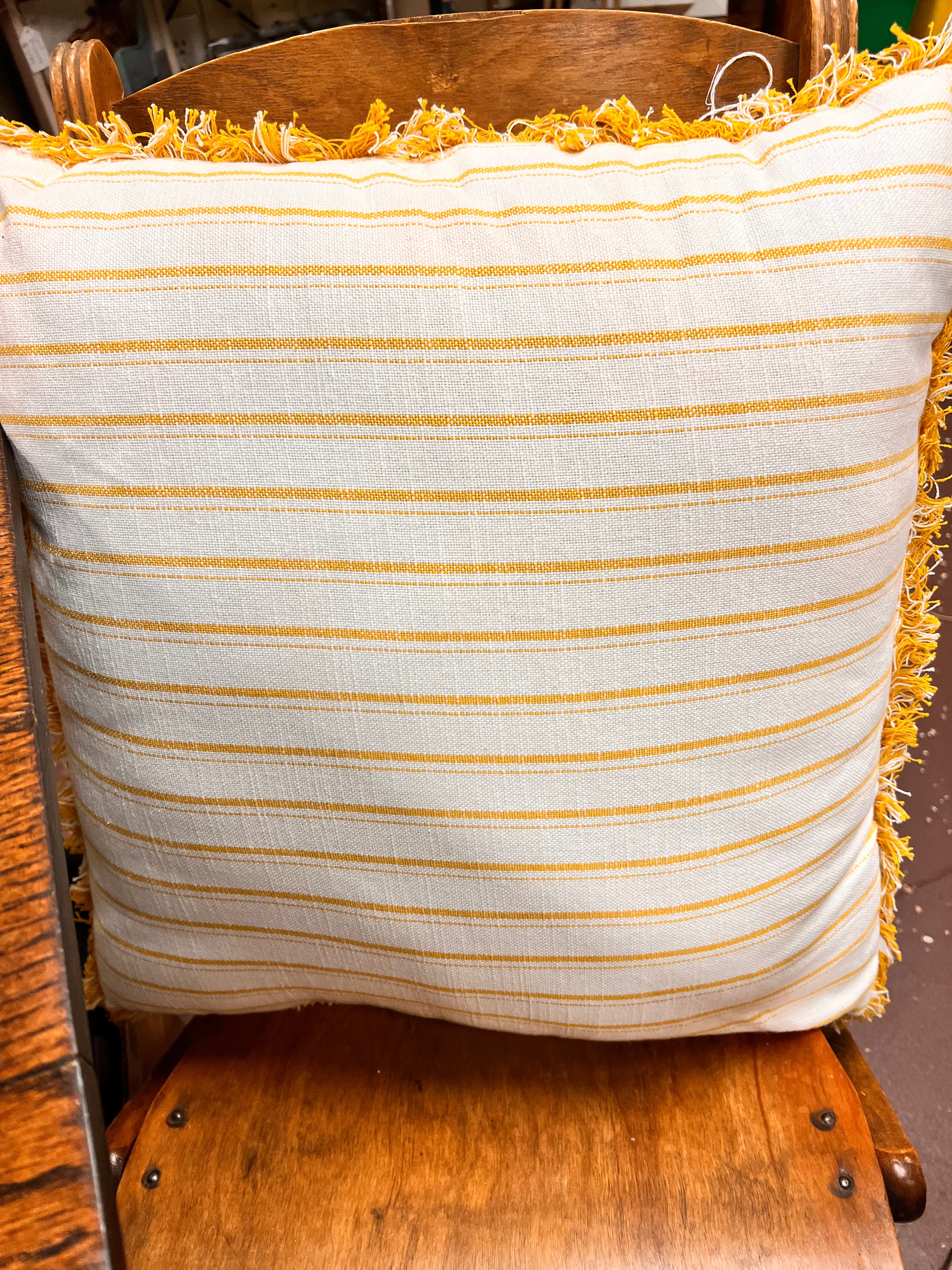 Yellow Throw Pillow
