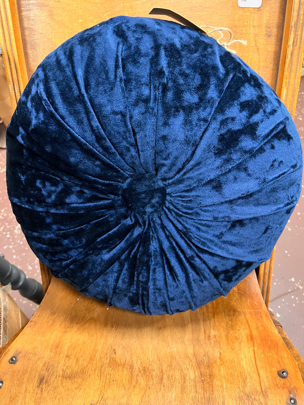 Blue Velvet Pillow