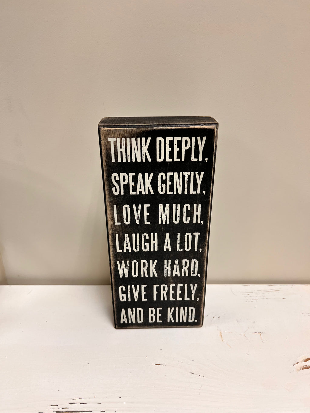 Think Deeply Sign