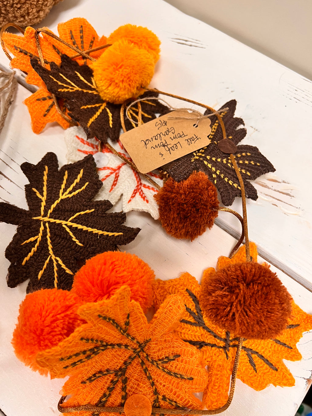 Fall Pom Pom Garland