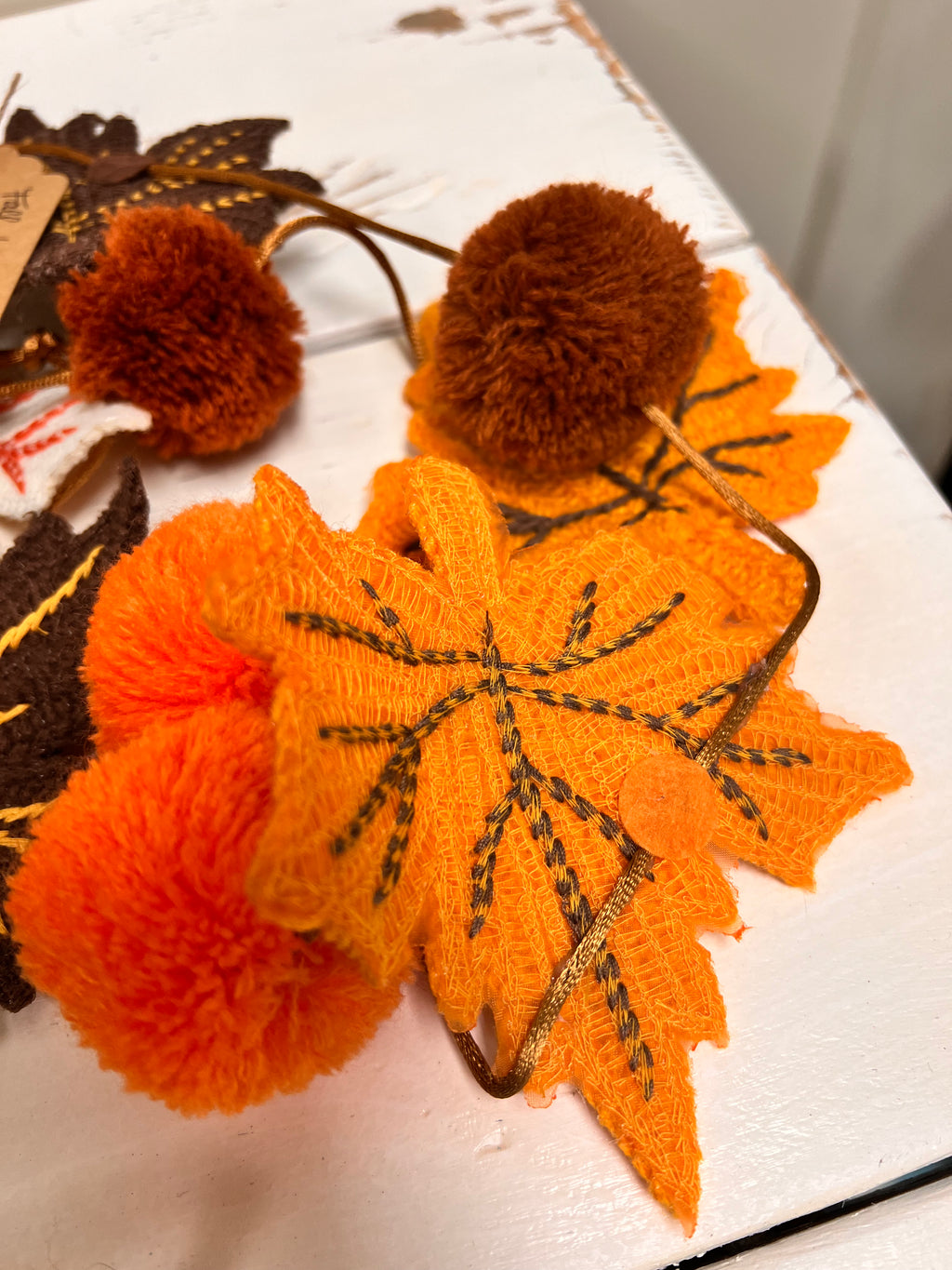 Fall Pom Pom Garland
