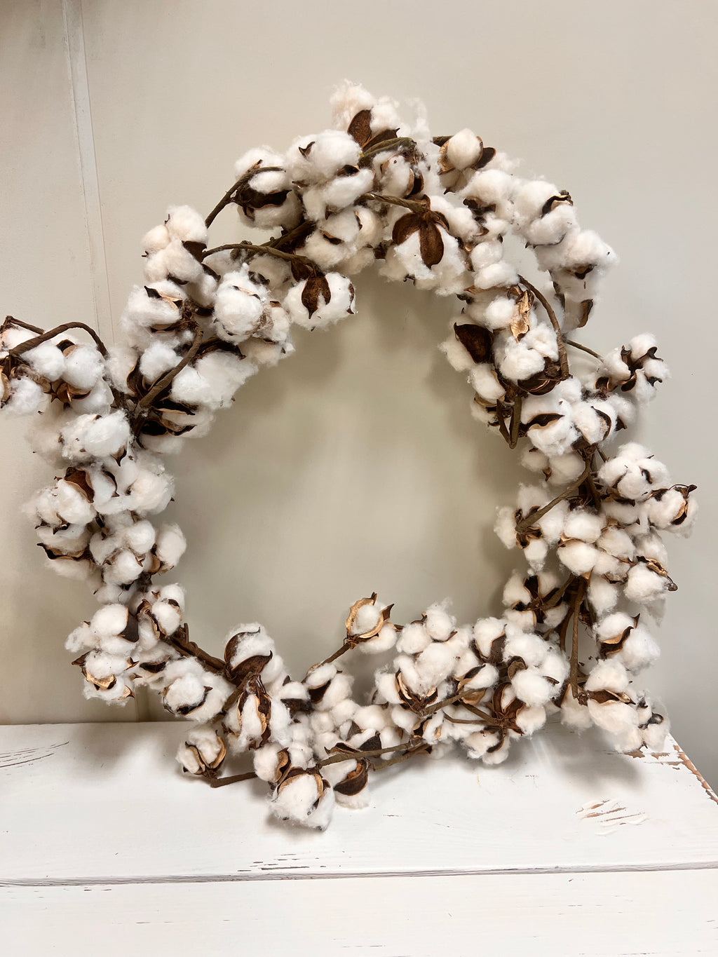 Cotton Wreath