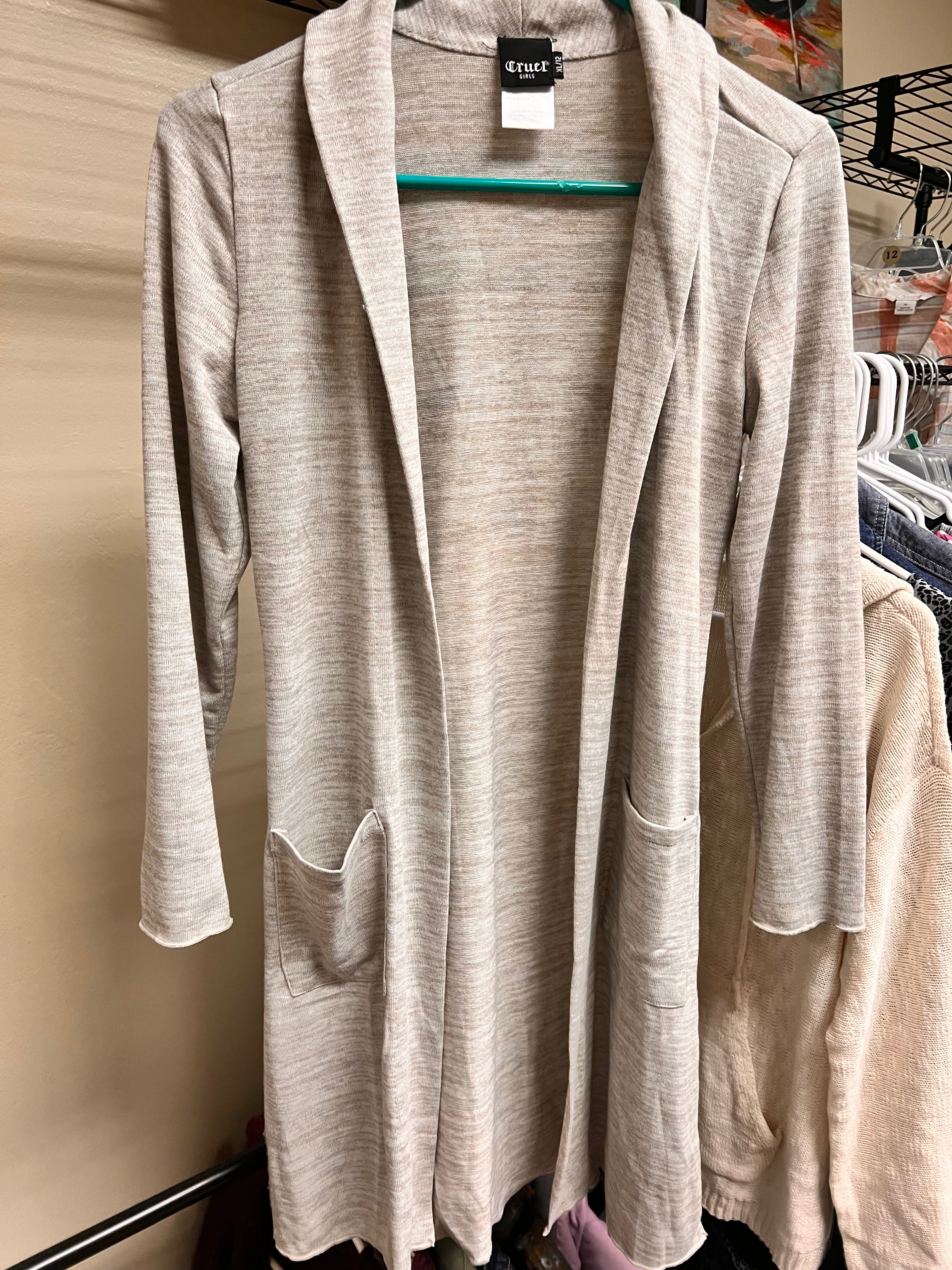 Gray Cardigan XL