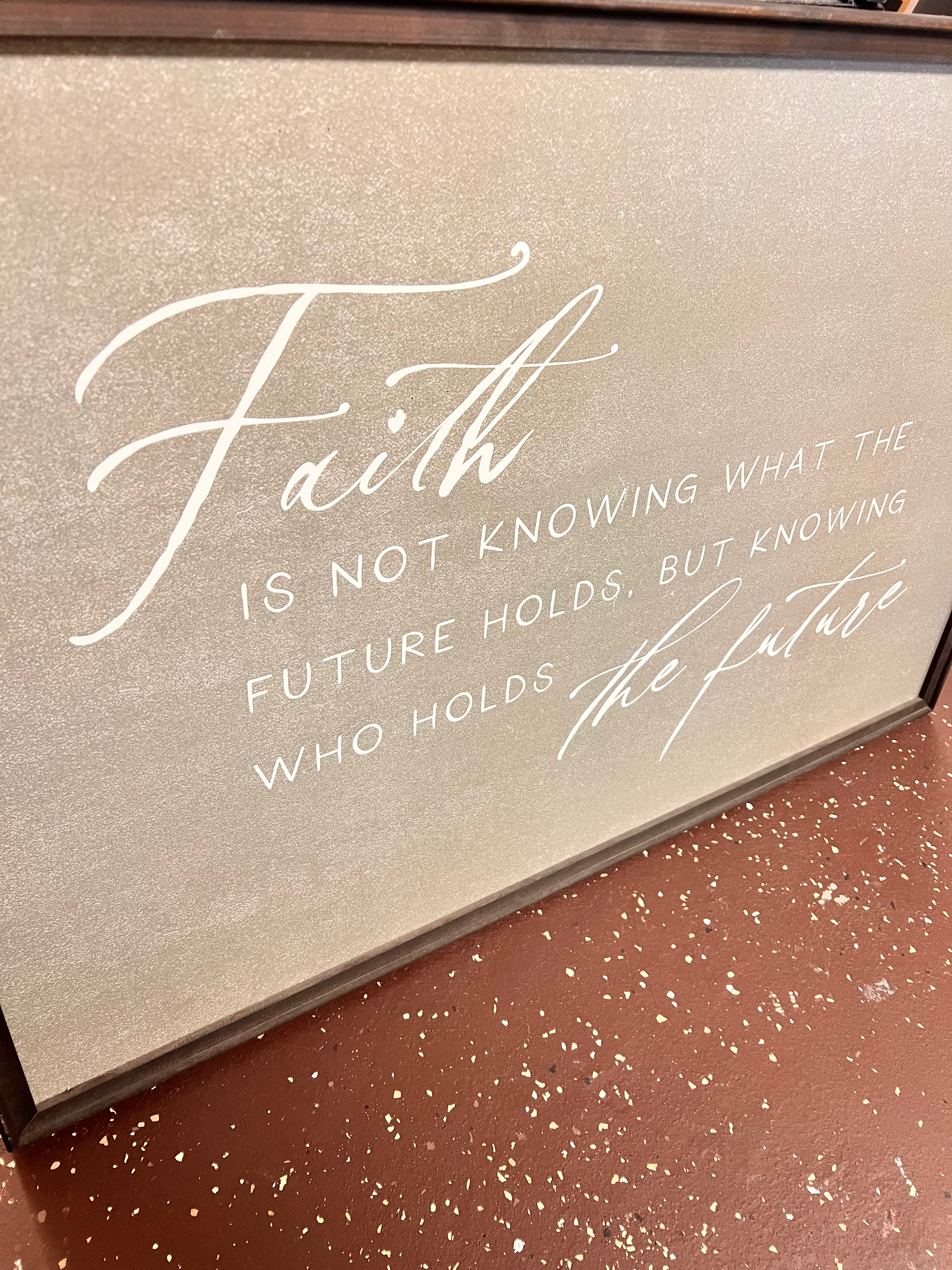 Faith Sign