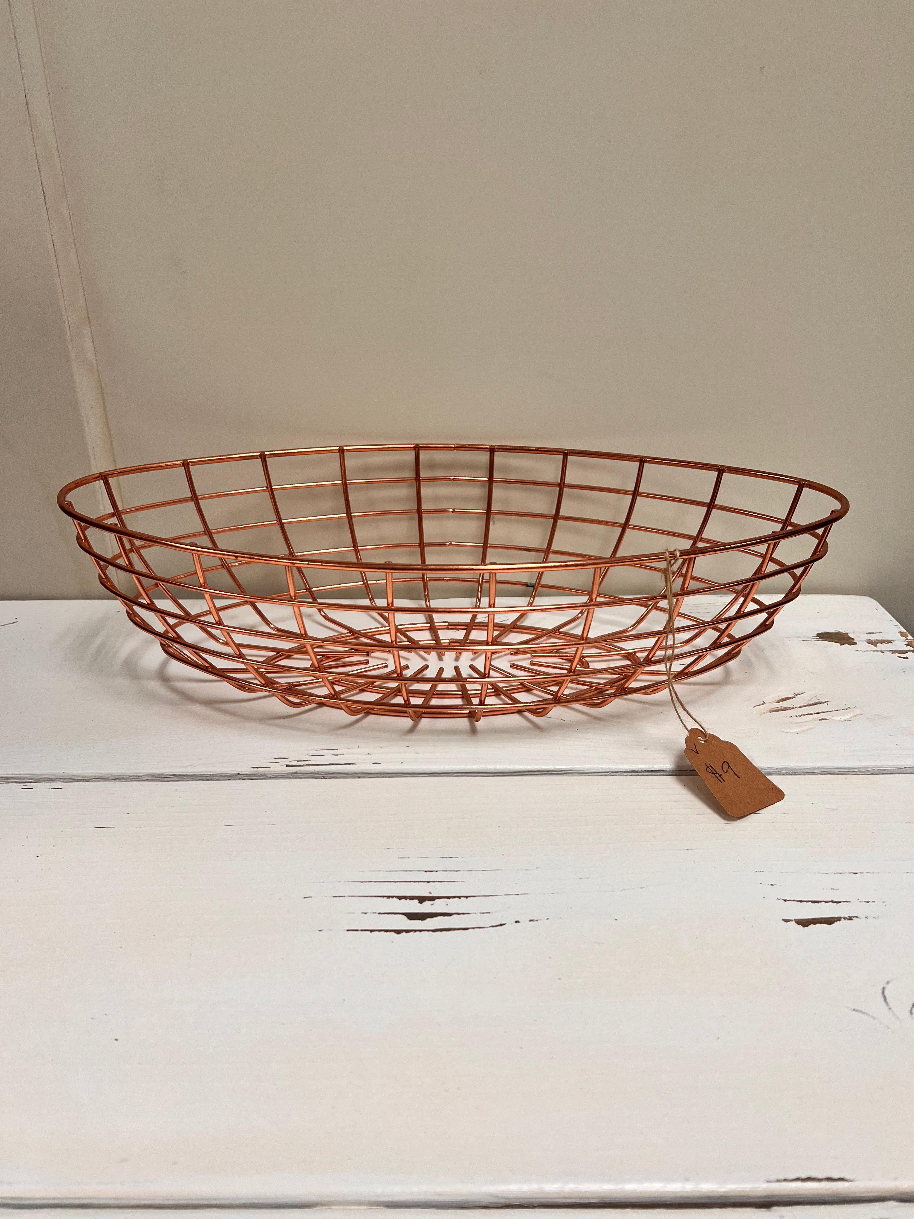 Rose Gold Basket