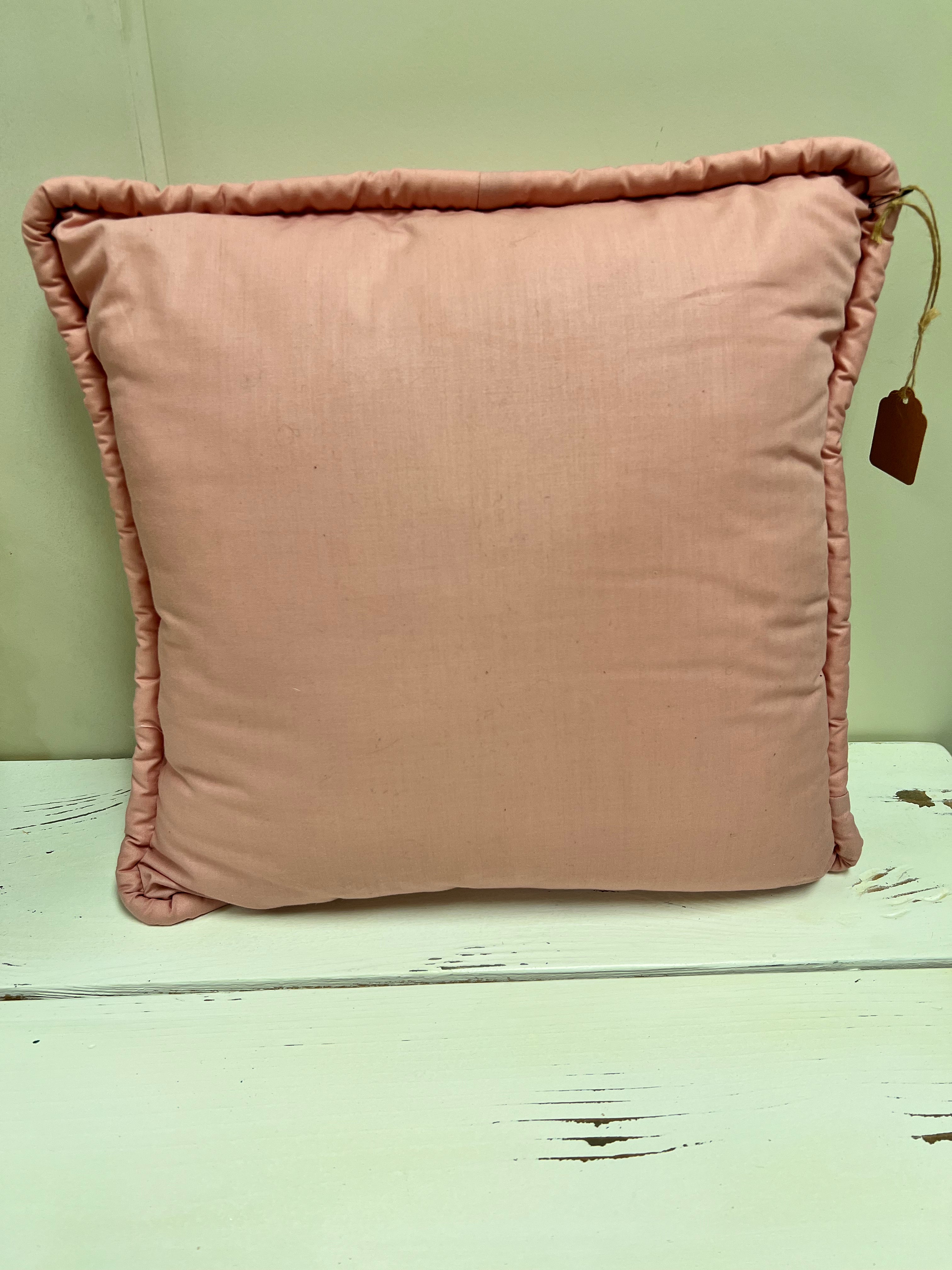 VTG Pink Pillow