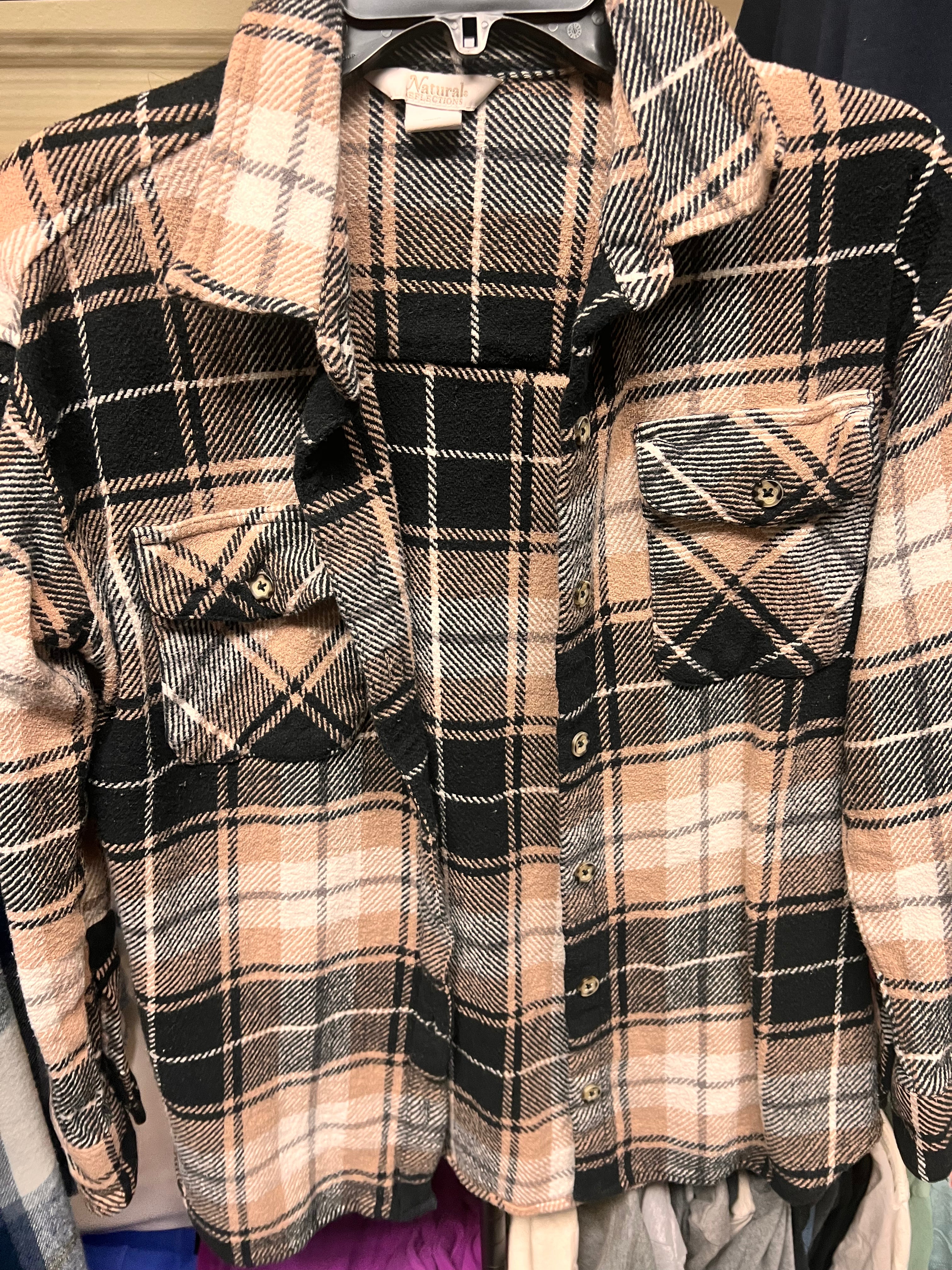Tan Plaid M