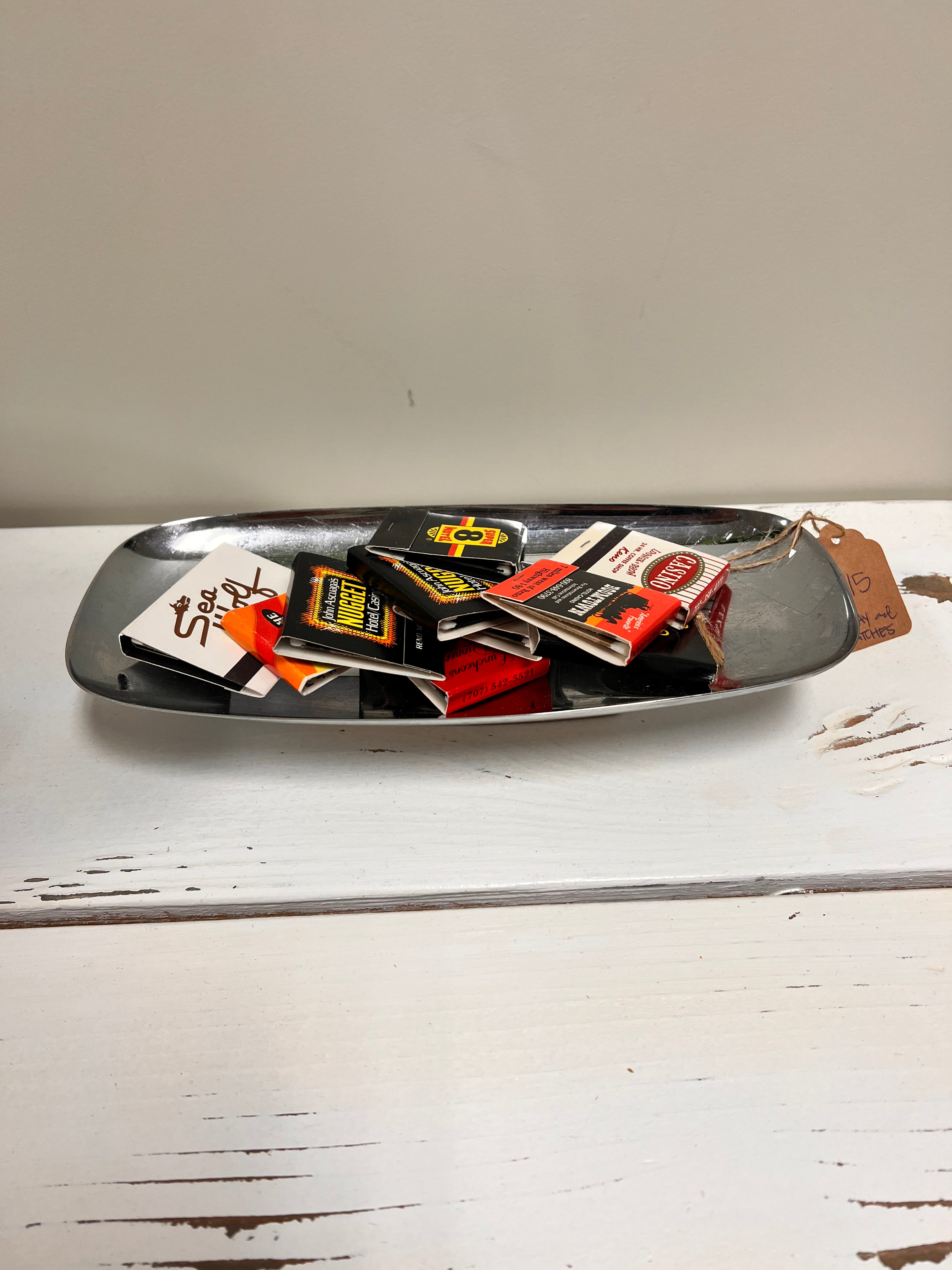 Tray w/Matches
