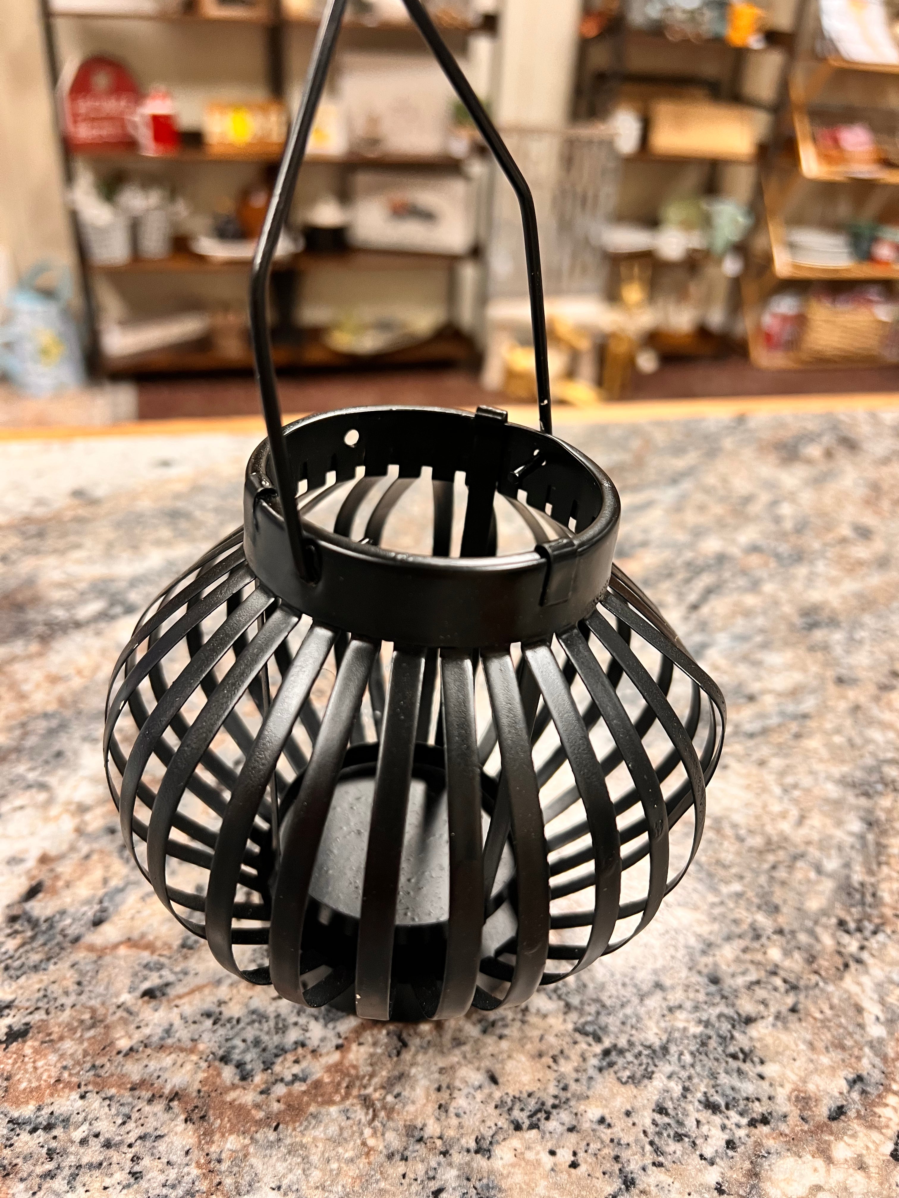 Black Candle Holder