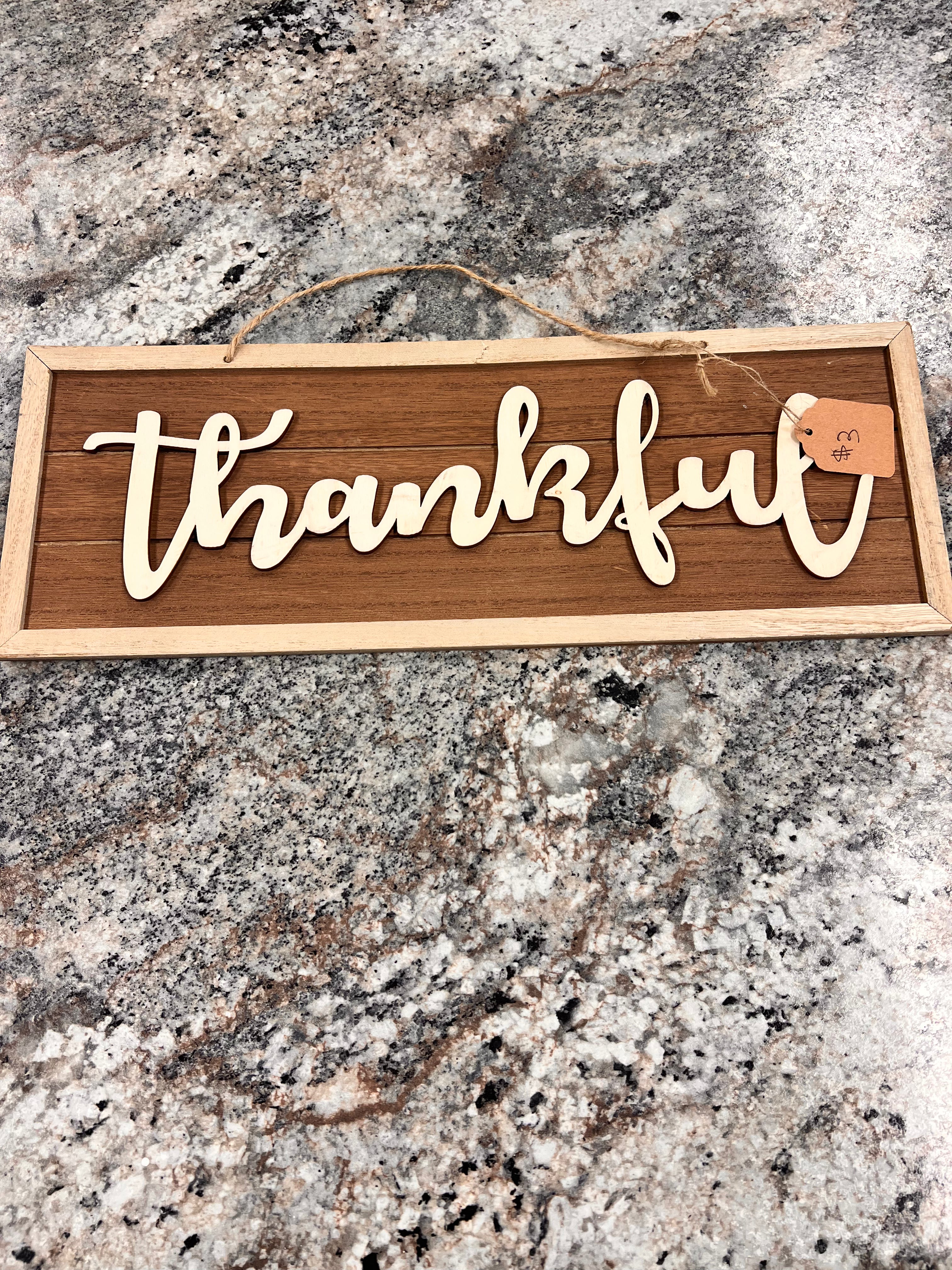 Thankful Sign