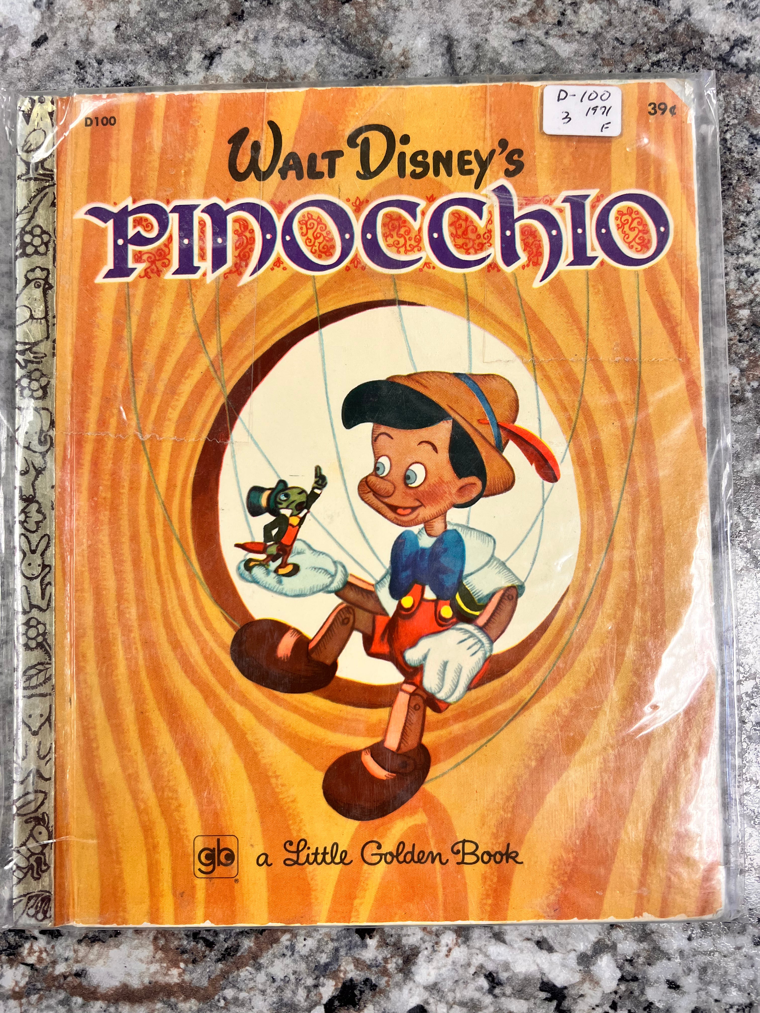 1971 Pinocchio Book