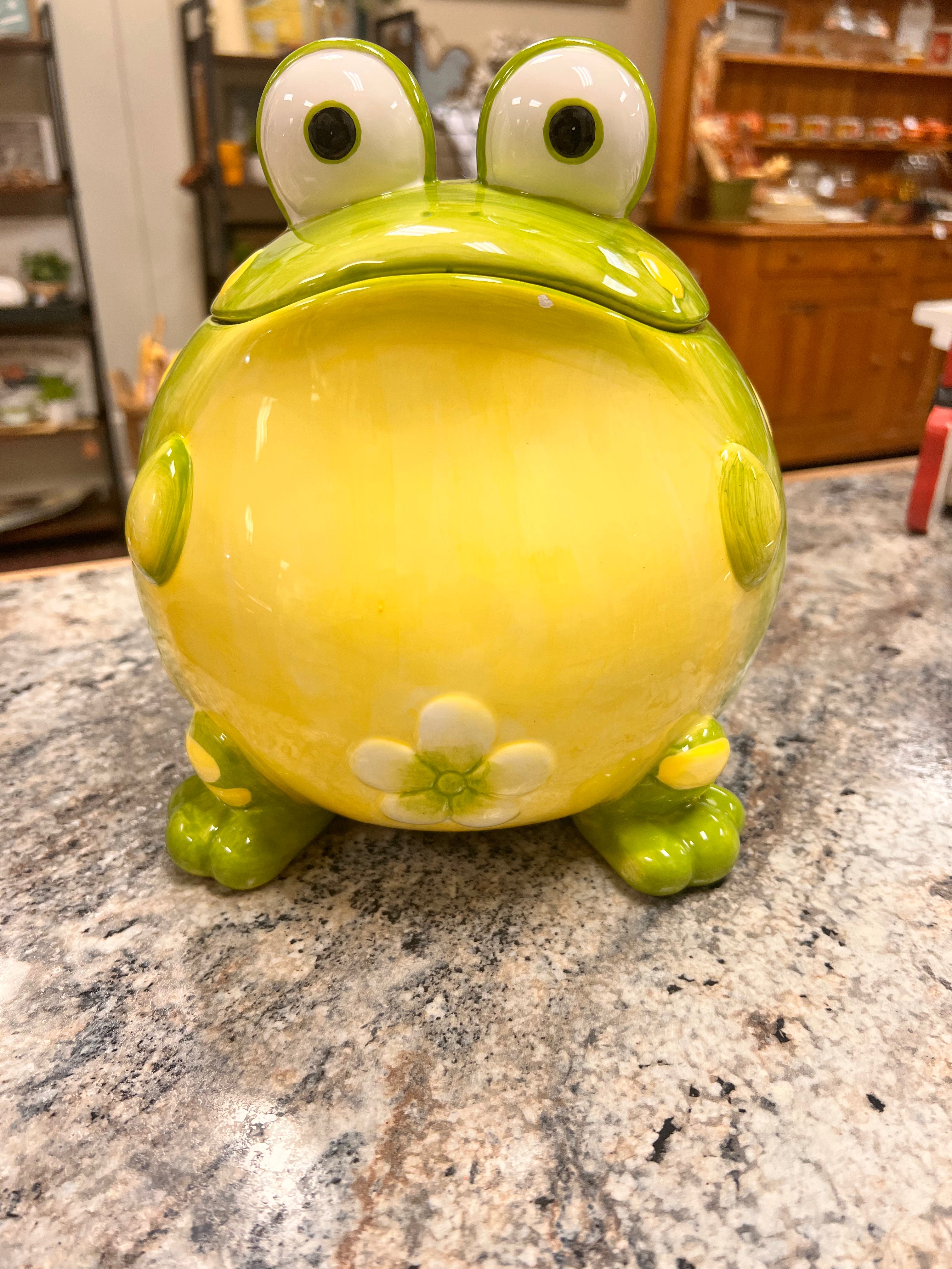 Frog Cookie Jar