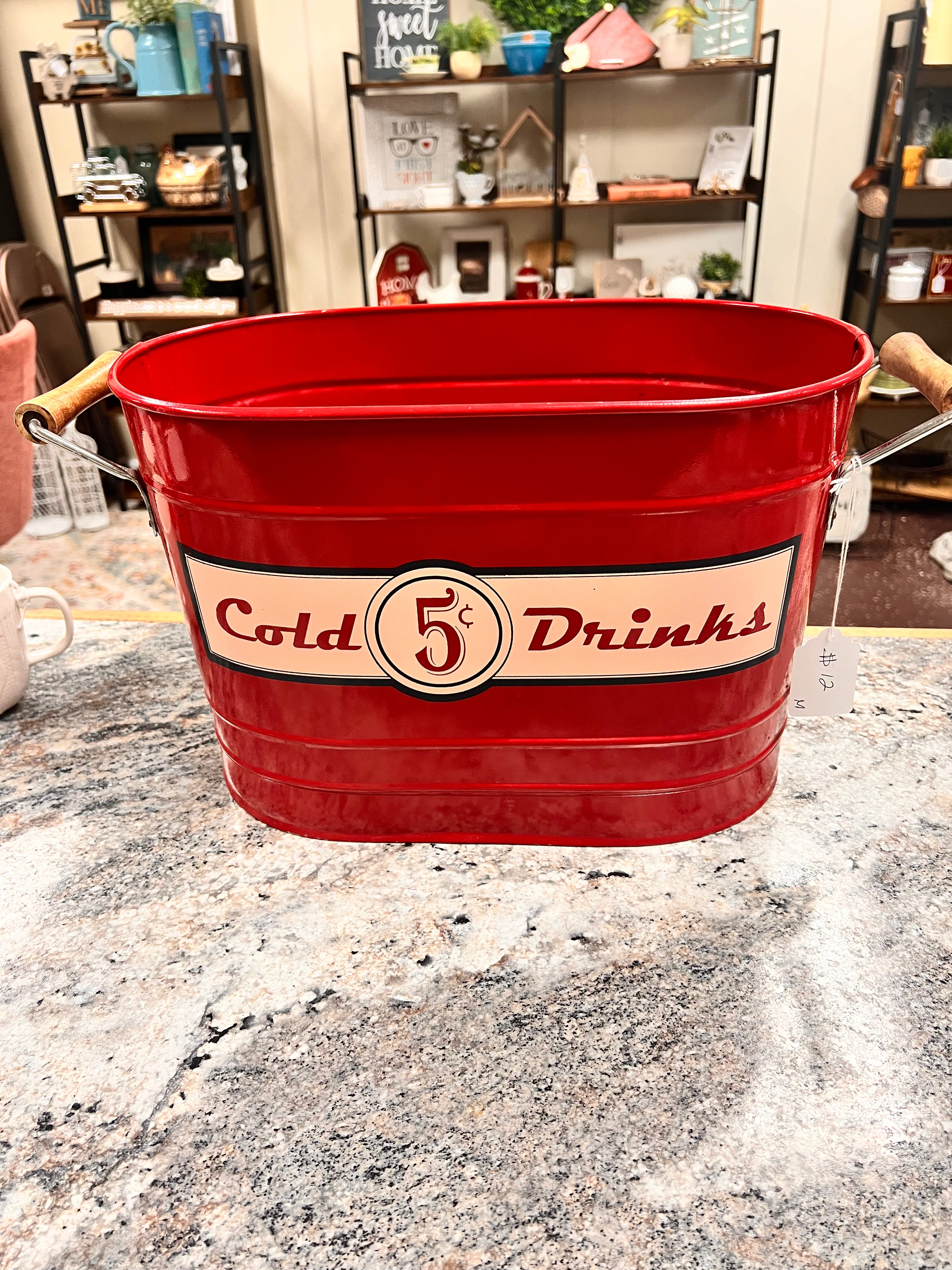 Red Drinks Bucket
