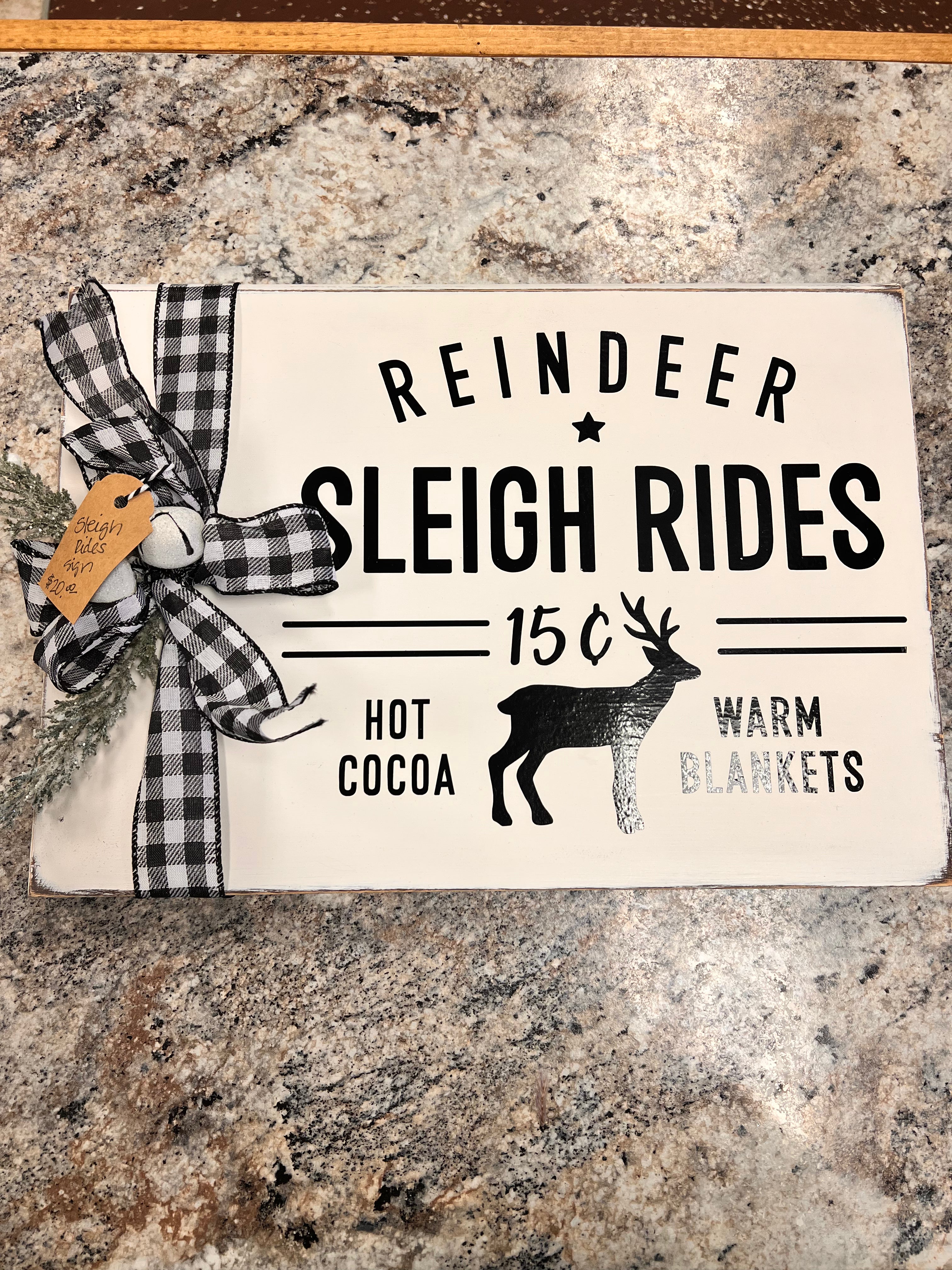 Sleigh Rides Sign