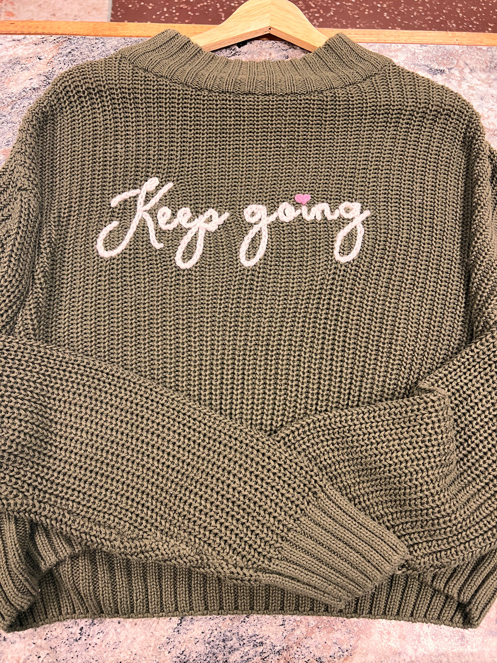 Embroidered Sweater M