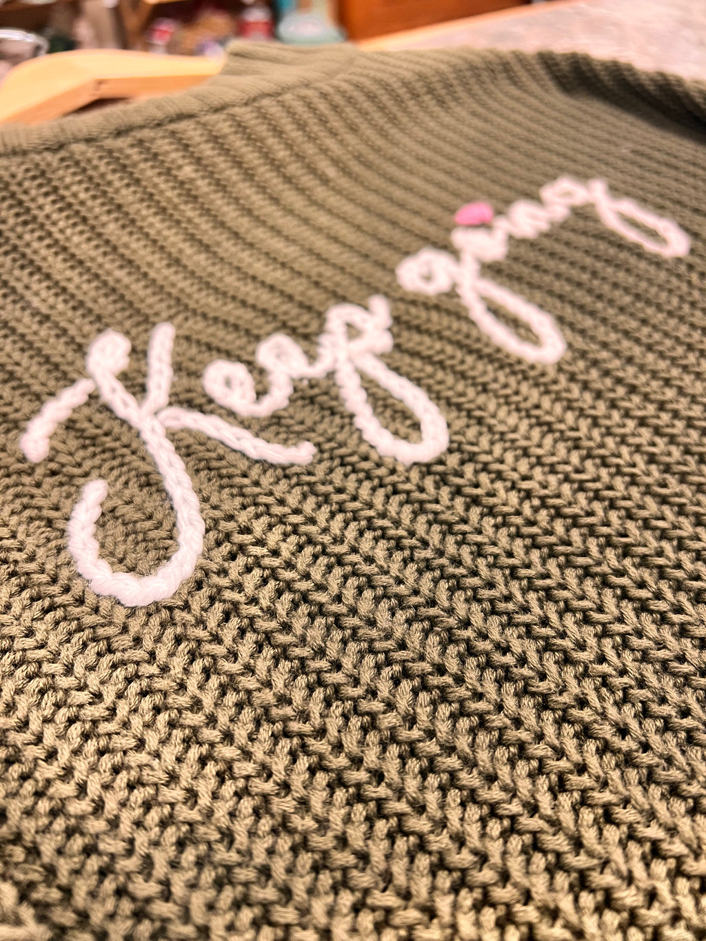 Embroidered Sweater M